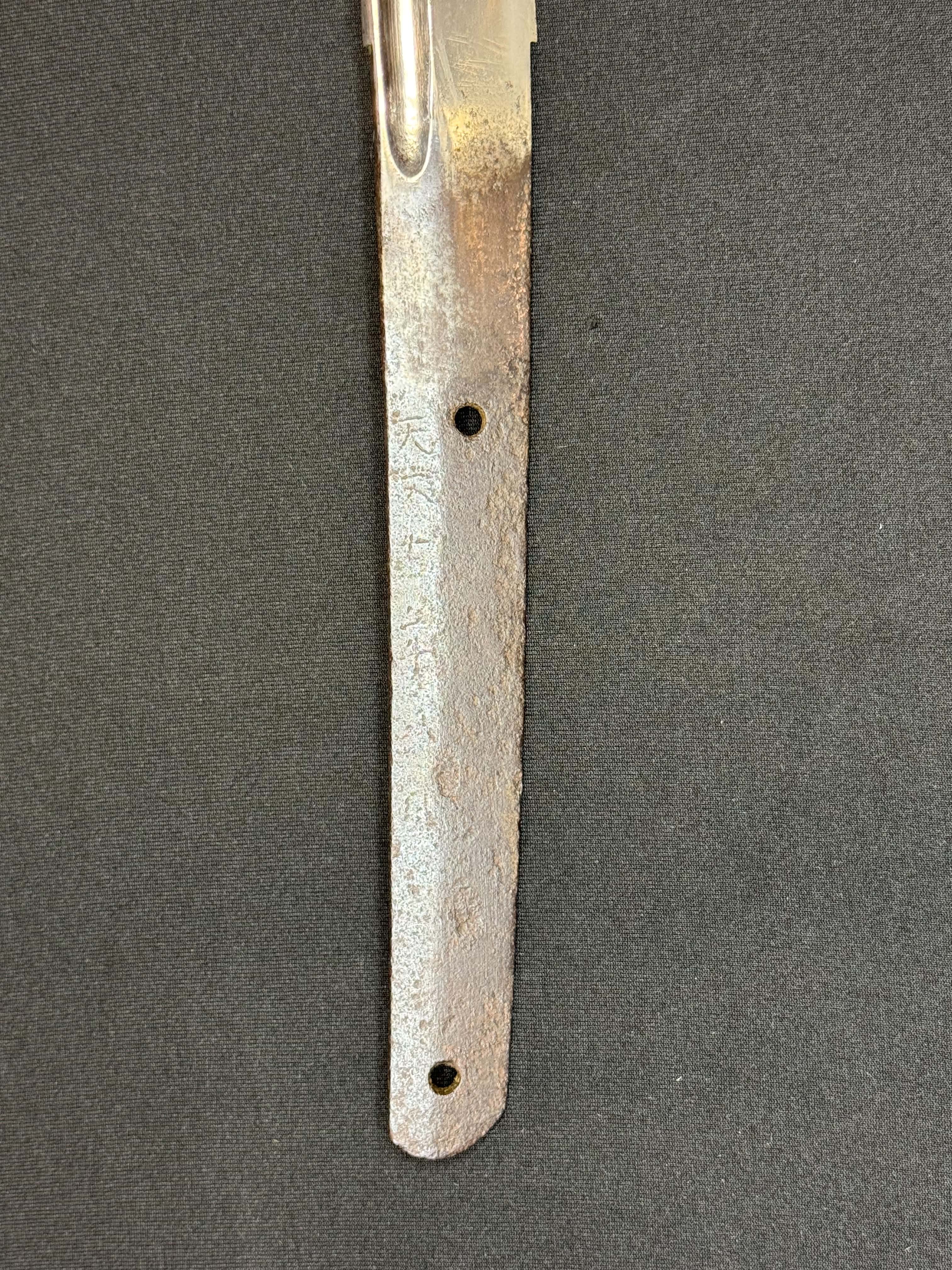 Antique Nihonto - Late Muromachi (500 years old) Katana in Shirasaya, Partial Signature and Dated, NTHK Attributed to Den Bizen Osafune Kiyomitsu