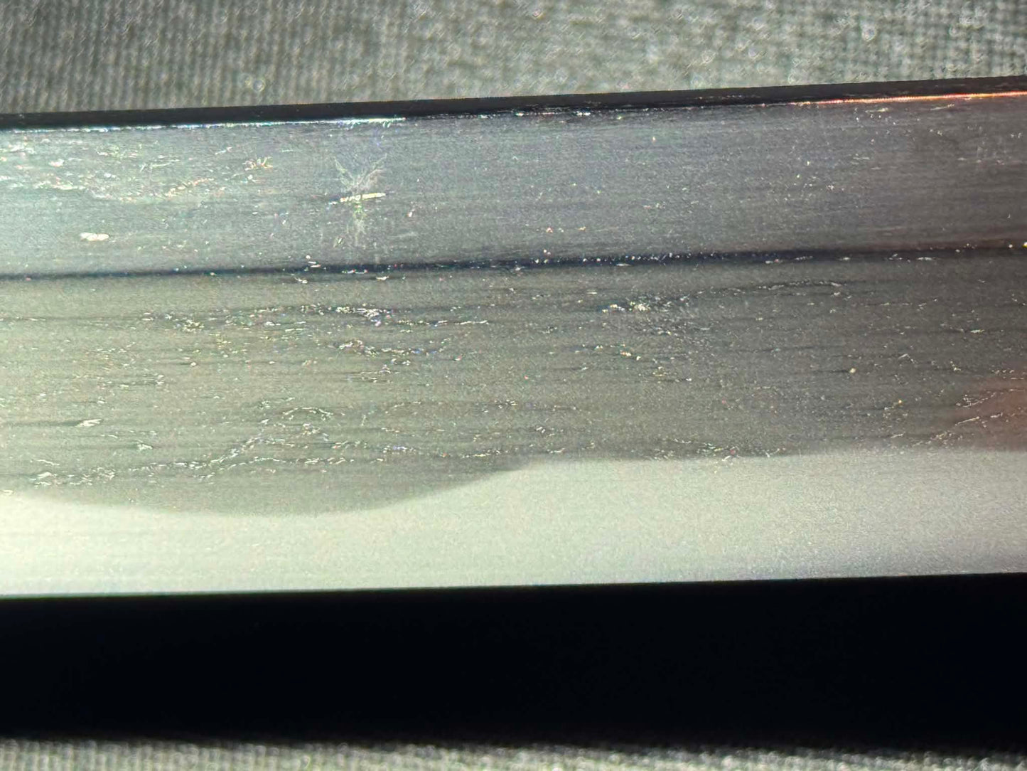 Antique Nihonto - POSSIBLE BATTLE DAMAGE Katana with Tachi Koshirae, signed Tsuguie (not verified)