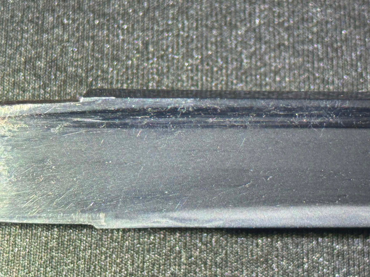 Antique Nihonto - THICK Armor Piercer Tanto in Shirasaya, illegible signature