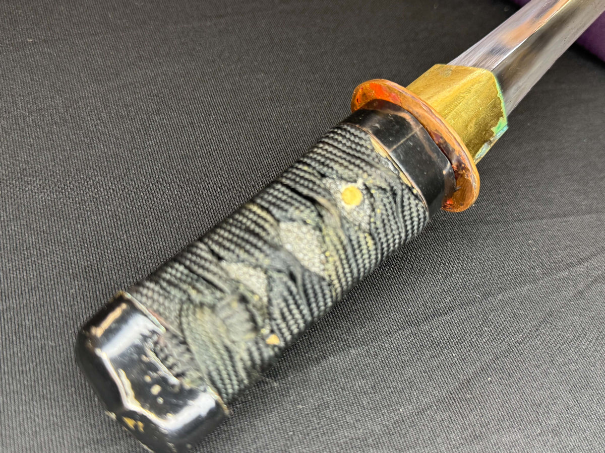 Antique Nihonto - Sankaku Yari in Tanto Koshirae