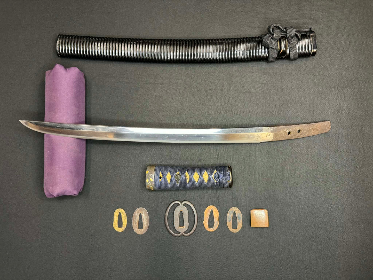 Antique Nihonto - Shobu Wakizashi in Koshirae