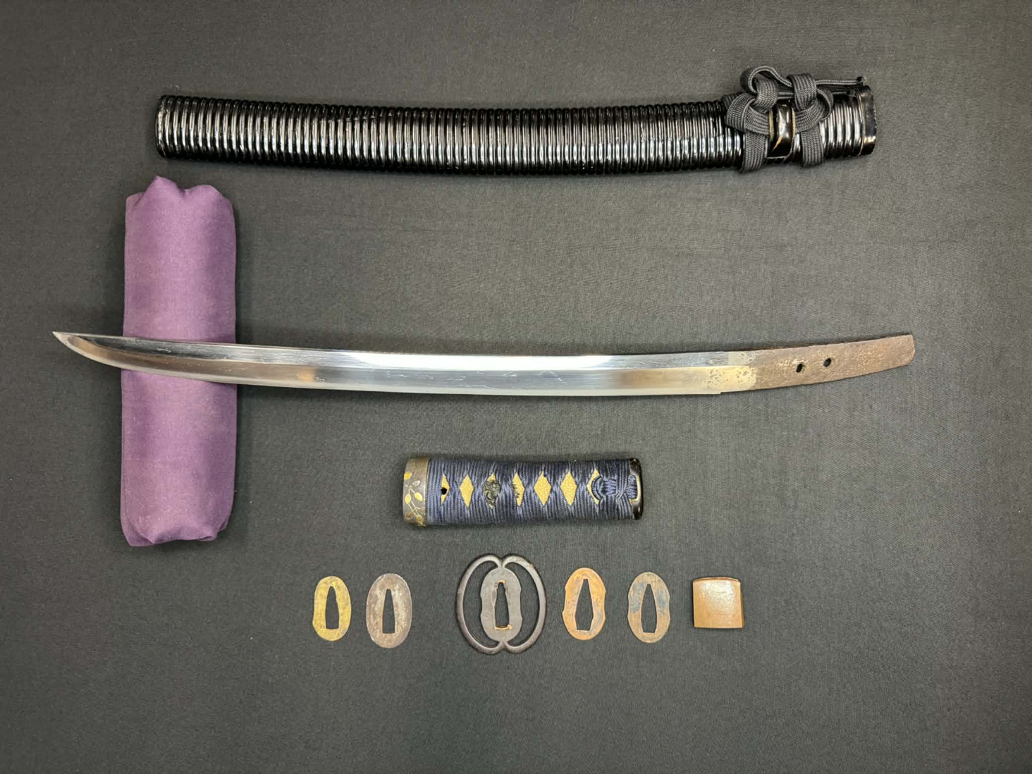 Antique Nihonto - Shobu Wakizashi in Koshirae