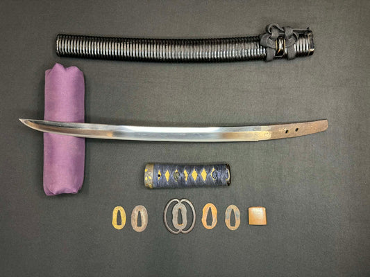 Antique Nihonto - Shobu Wakizashi in Koshirae