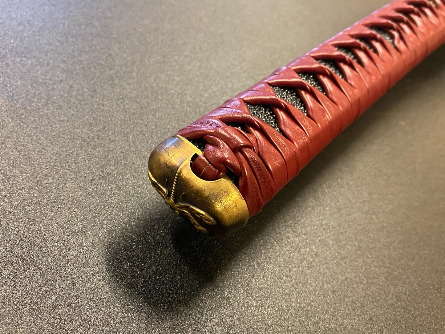 BLEMISHED Bohihyu Katana - Red Dragonfly - Folded Steel, clay tempered