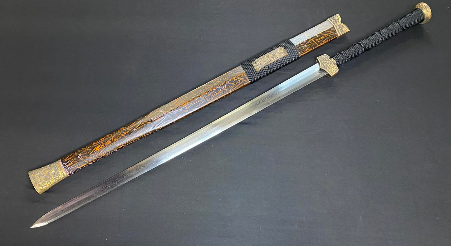 Phoenix Armory Han Jian - Warring States - Eight-faced Jian Brass fittings