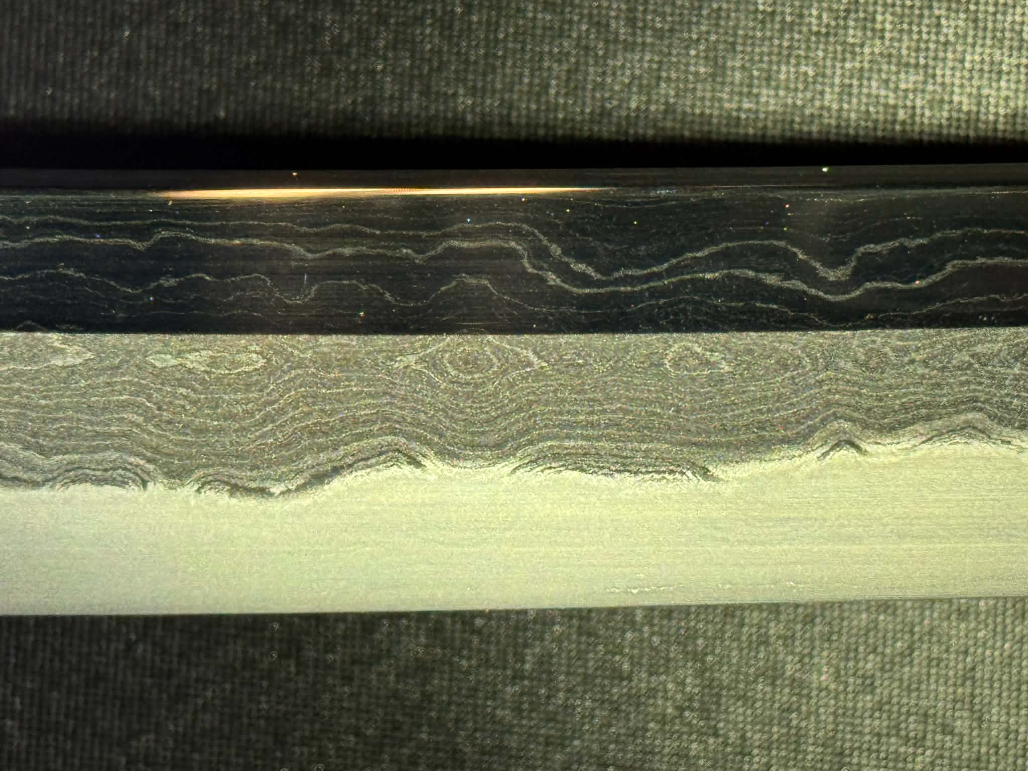 Masterwork Phoenix Armory Katana - Dark Vanguard Handachi Folded Steel