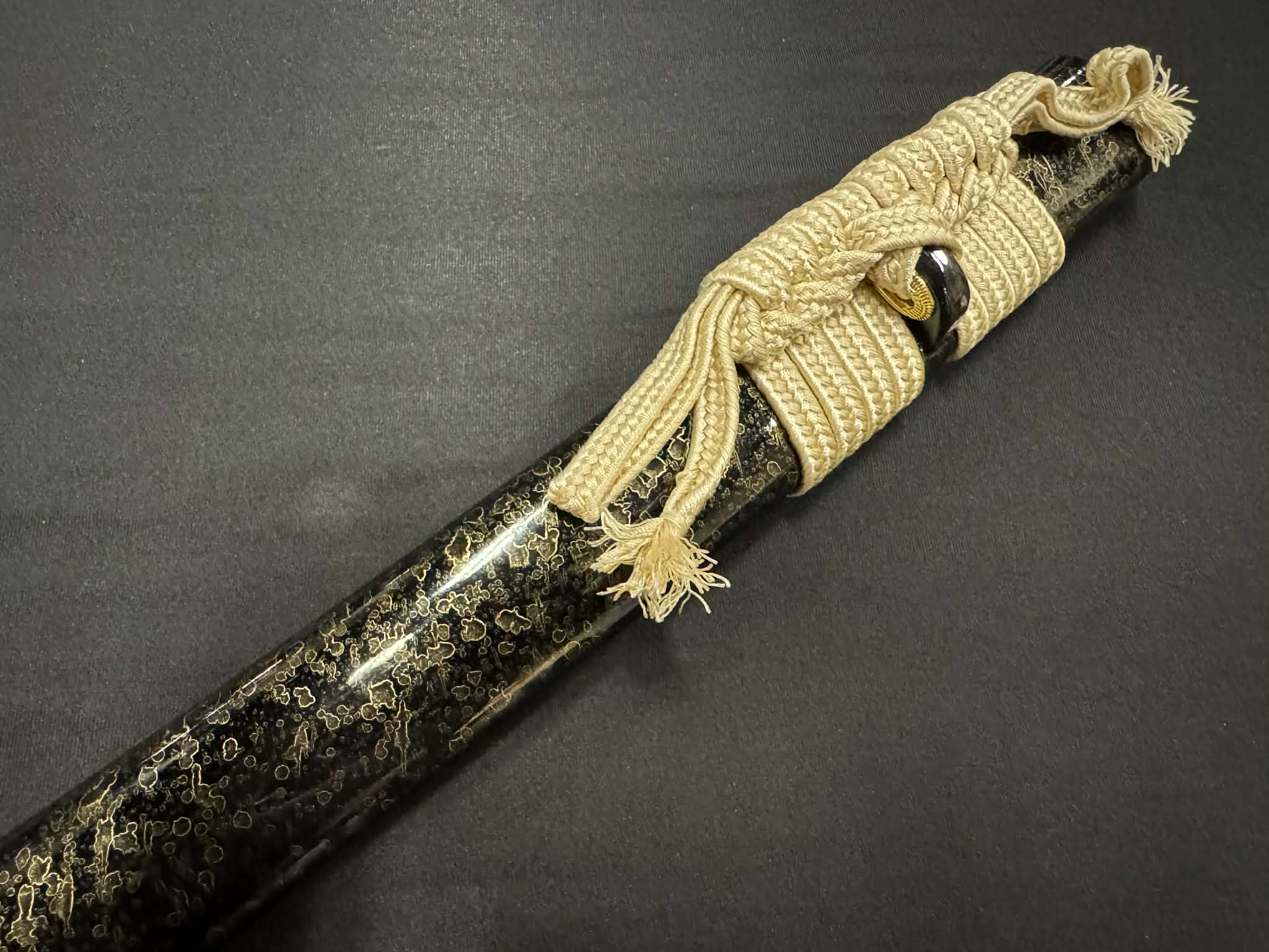 Moritaka Razor Prestige Katana - Gold Cherry Petals - Clay-Tempered T10 Choji hamon, Hazuya Polish