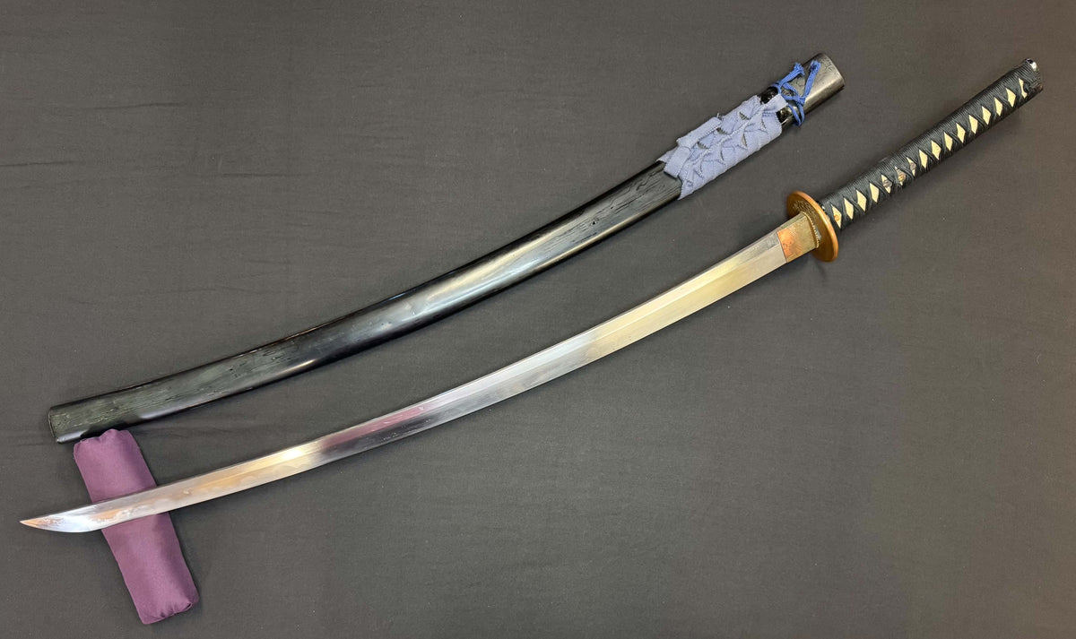 Antique Nihonto - LONG VERY WIDE Katana in Koshirae