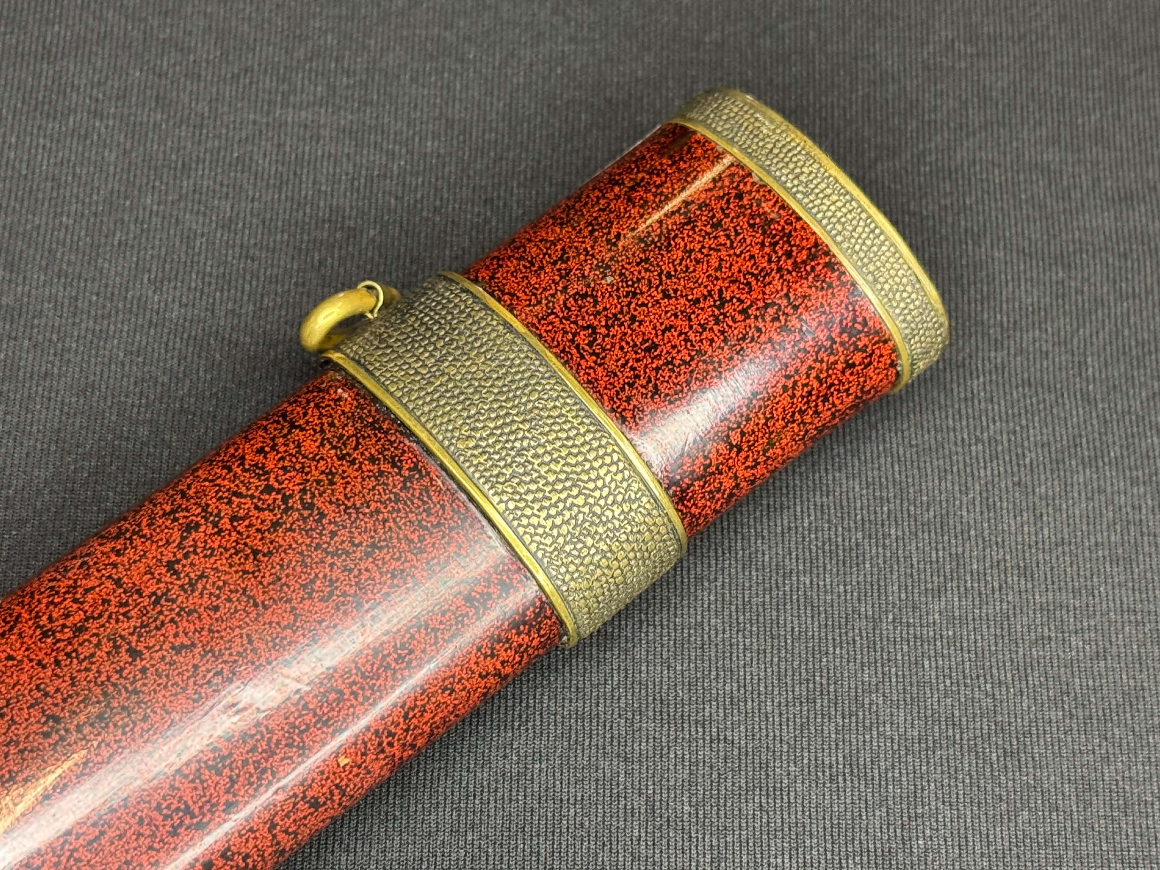 Antique Nihonto - Edo Period (150-400 years old) Yari in Tanto Koshirae, signed Shimosaka