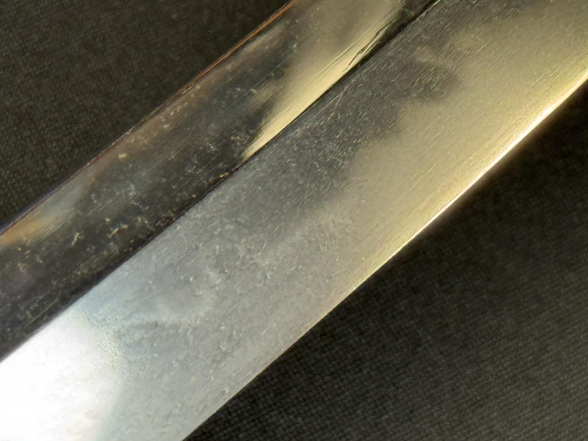 Antique Nihonto - Naginata Naoshi Wakizashi in Shirasaya - NBTHK Attributed to Osafune Sukesada