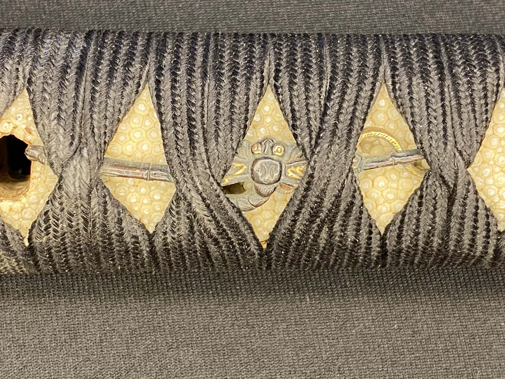 Antique Nihonto - Tachi in Katana Koshirae - signed Morihisa (unverified) possible Christian Tsuba