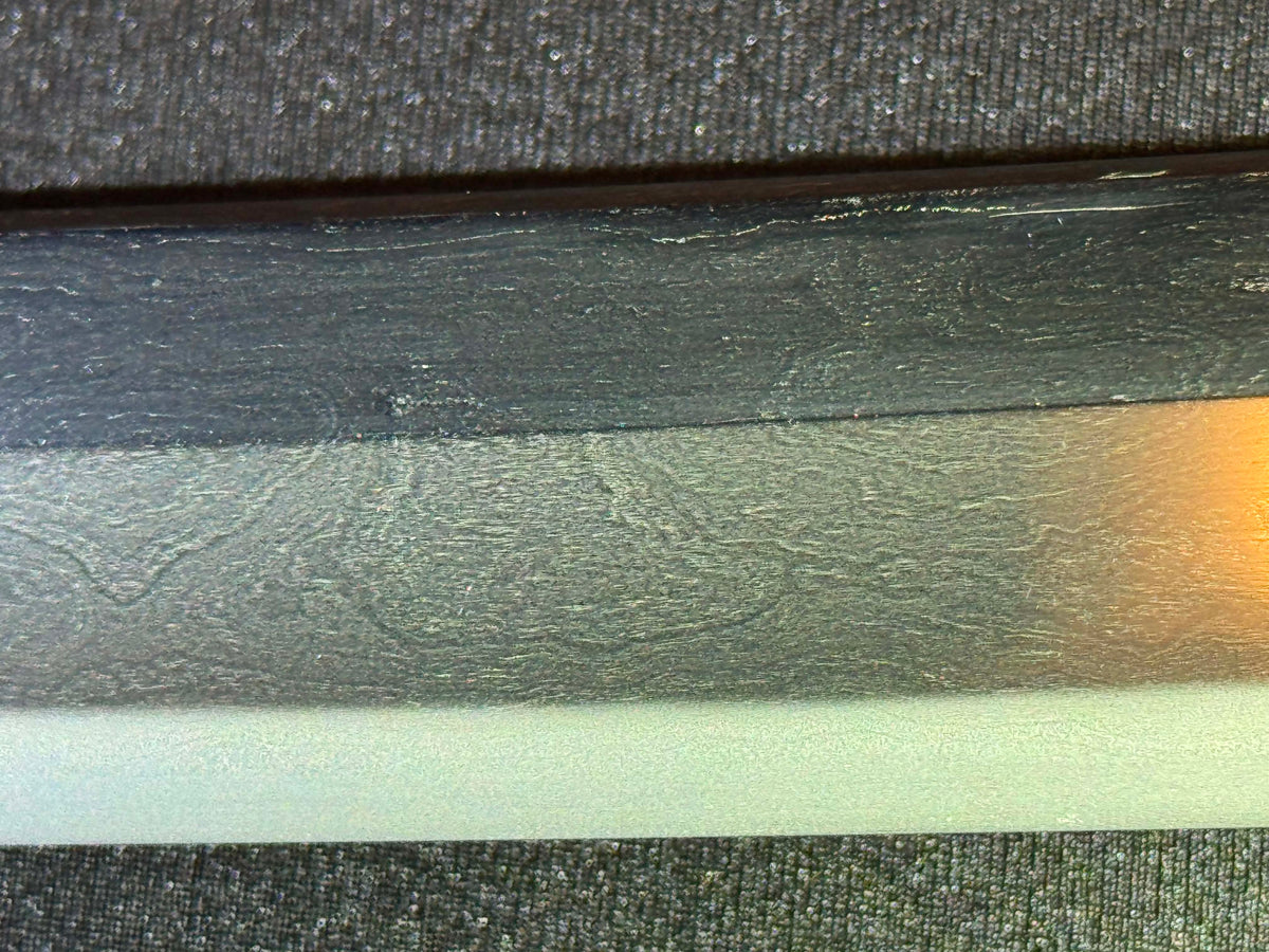 Antique Nihonto - Late Edo GIANT Katana with Koshirae, Signed Koshu Yori Katsuyamajo Minami Hisatsugu Saku Kore, Dated Tenpo 13 (1842) February, NBTHK Certified
