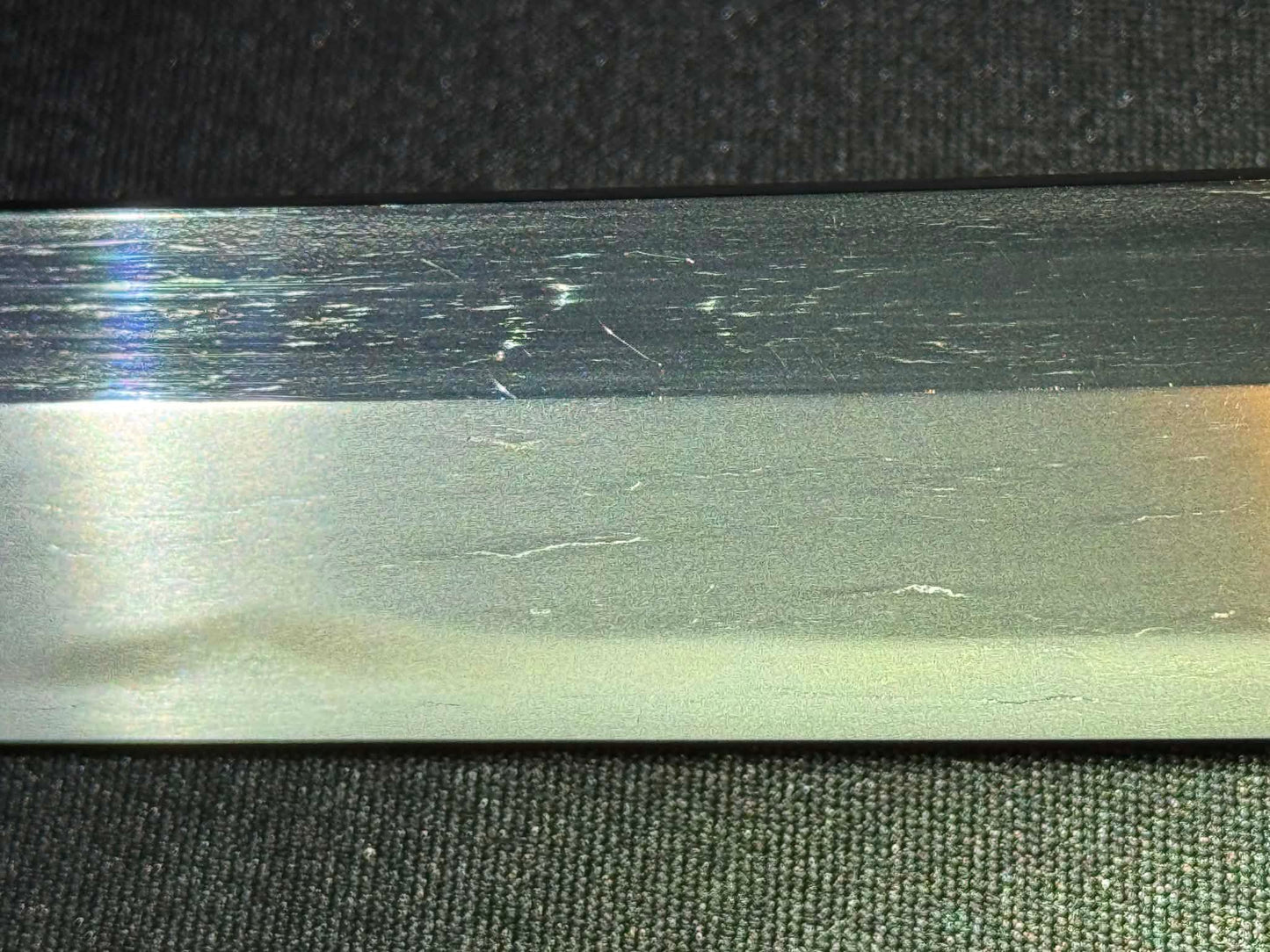 Antique Nihonto - Possible BATTLE DAMAGE Katana in Tachi Koshirae, signed Kunimune (unverified)