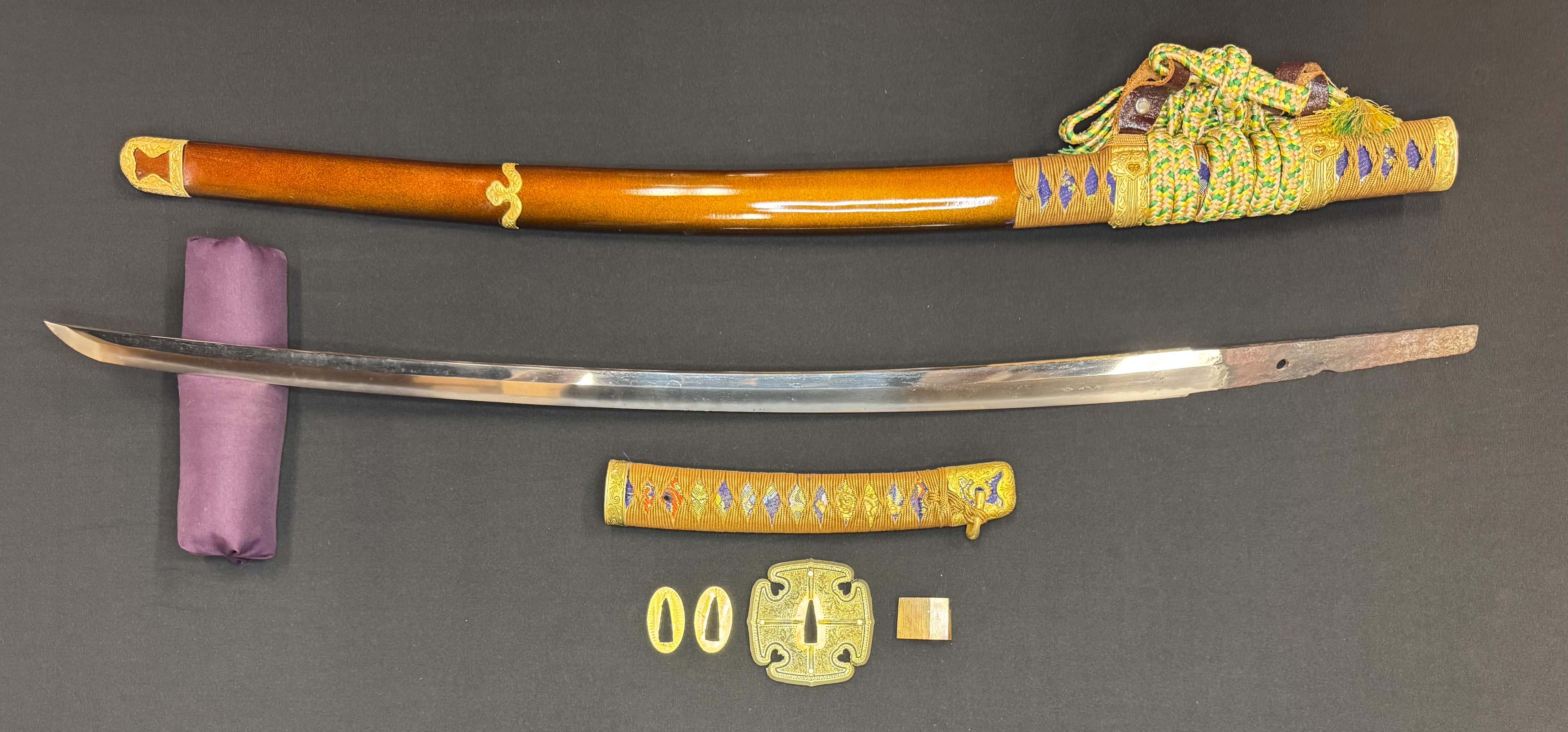Antique Nihonto - Katana in Tachi Koshirae
