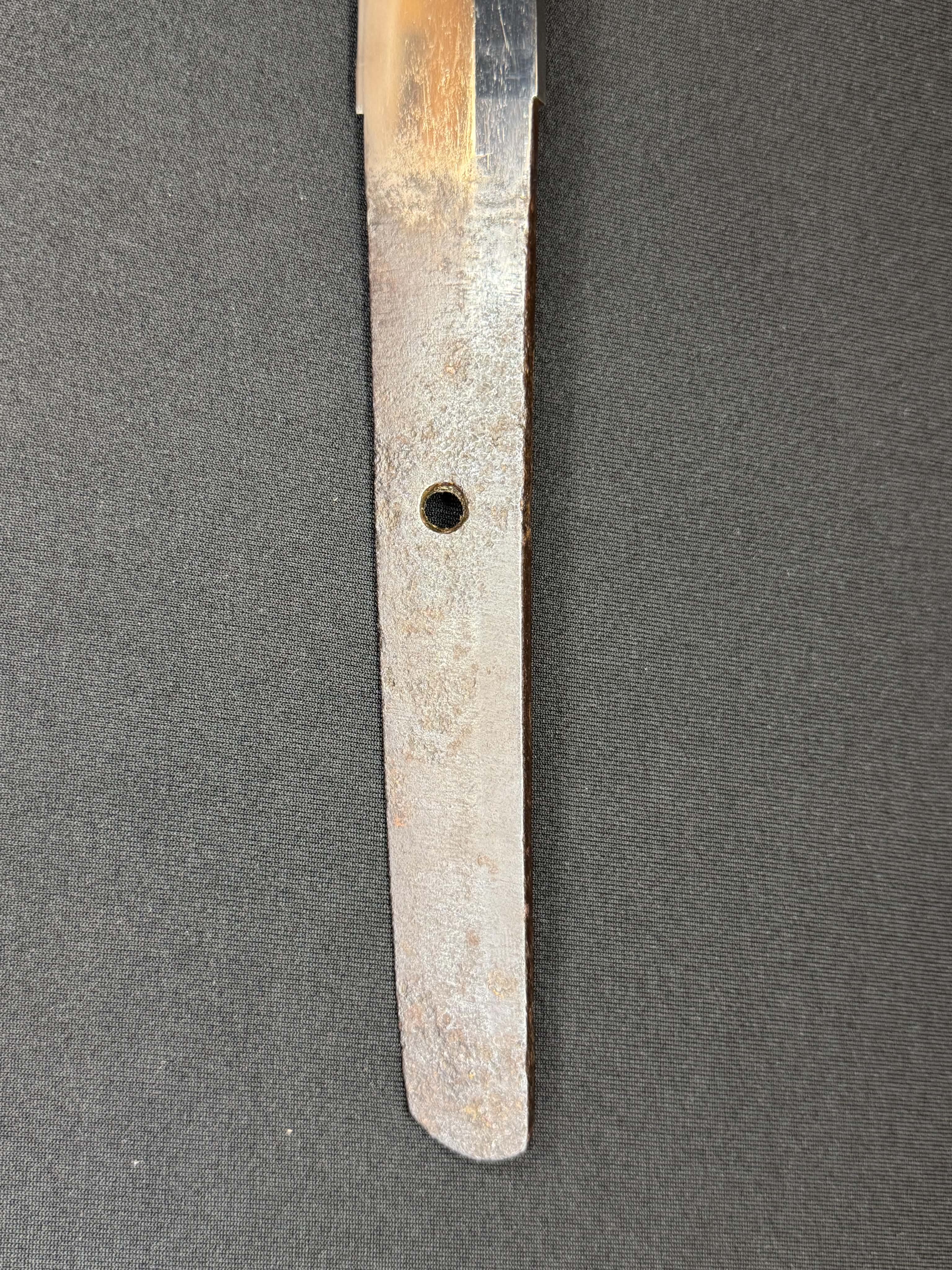 Antique Nihonto - Naginata Naoshi Long Wakizashi in Shirasaya