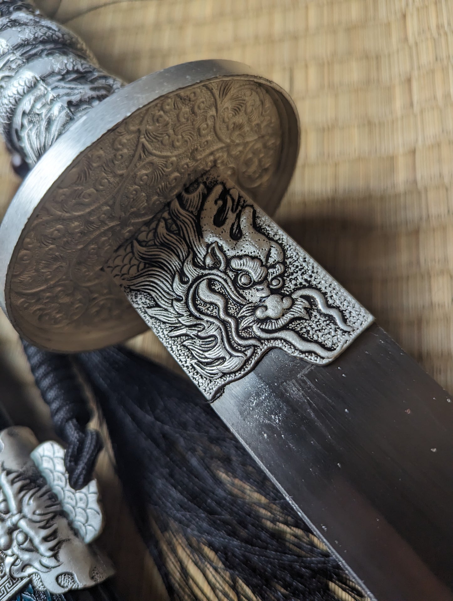 Long Kangxi Dao - Damascus Blade