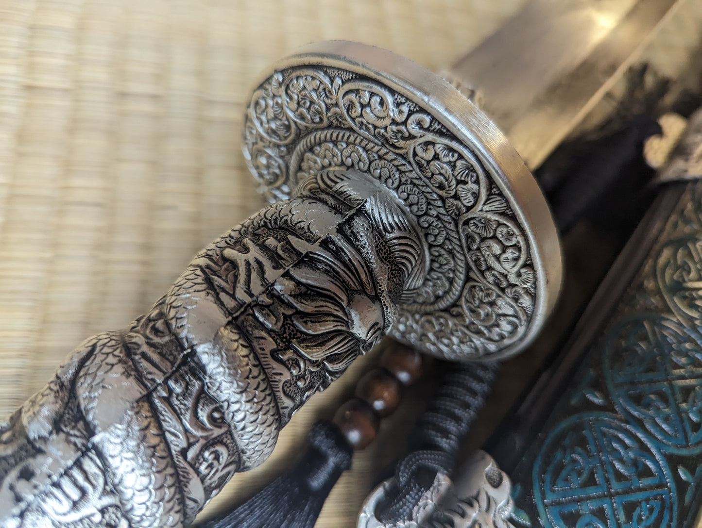 Long Kangxi Dao - Damascus Blade