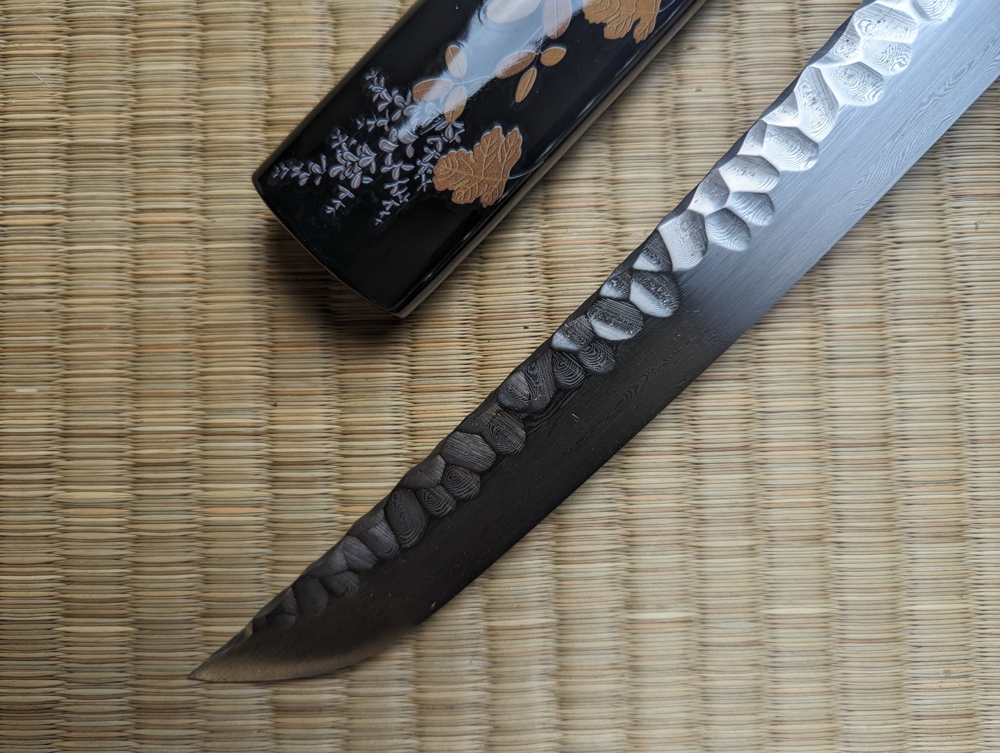 MADE TO ORDER Phoenix Armory Tanto -  Chrysanthemum Burst - hammer spine