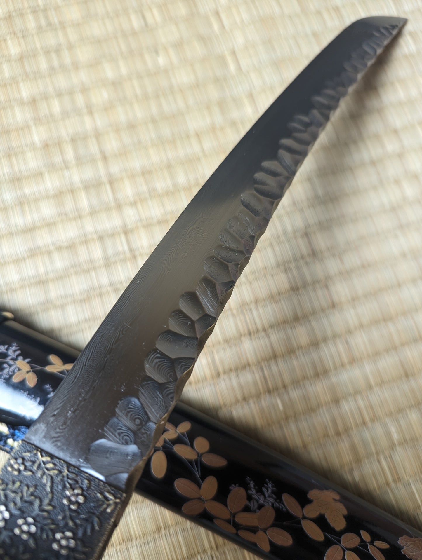 MADE TO ORDER Phoenix Armory Tanto -  Chrysanthemum Burst - hammer spine