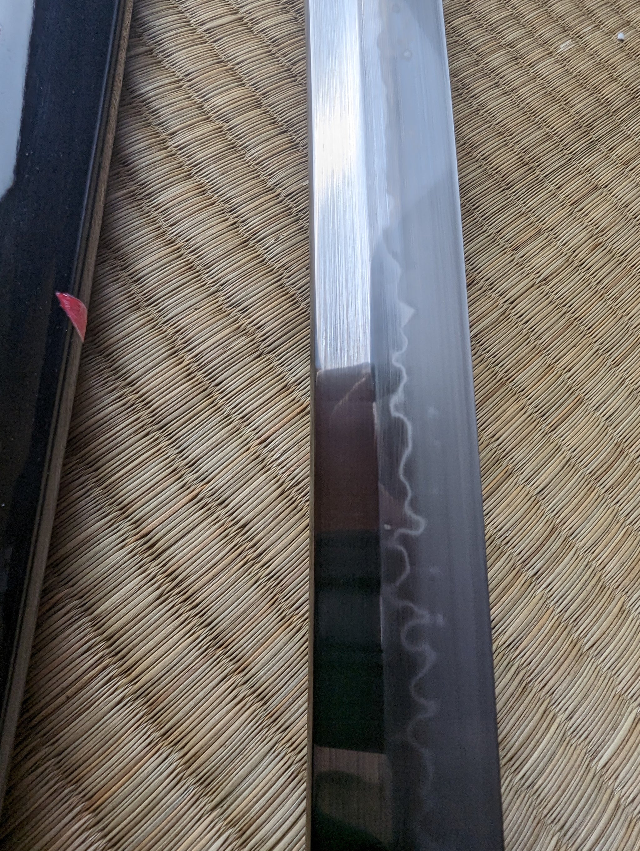 MADE TO ORDER Phoenix Arms Floating Blossoms Katana - T10, clay tempered, 3-shade polish