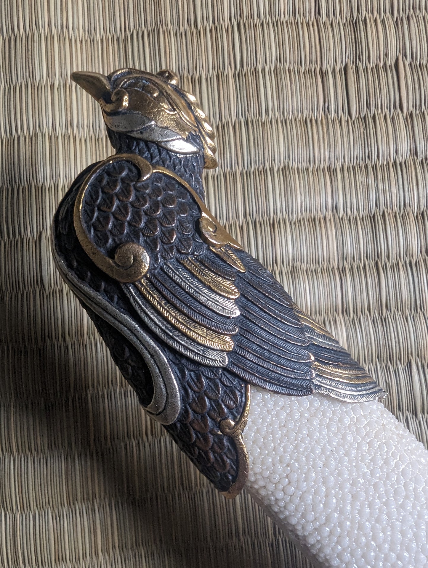 Phoenix Arms Phoenix Head Tachi -  - Sanmai folded steel, clay tempered, 3-shade polish