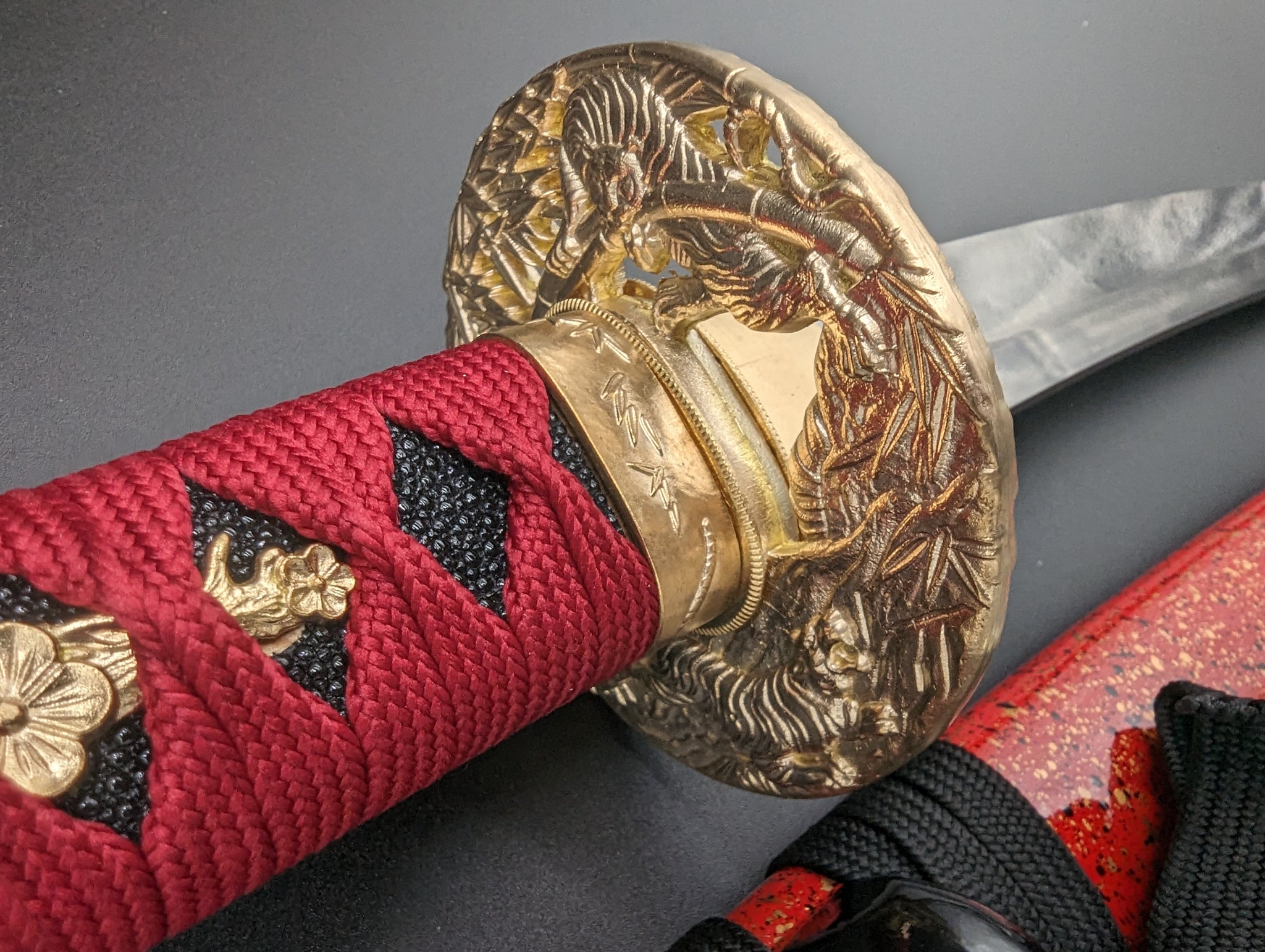MADE TO ORDER Phoenix Armory Tanto - Tiger Stripes