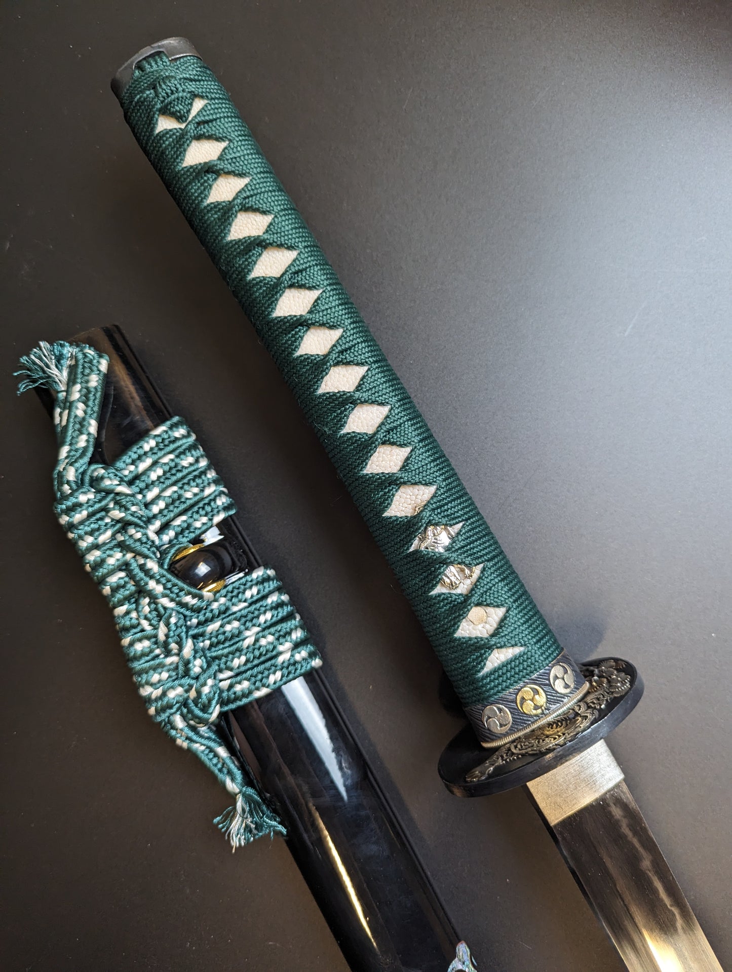 Katana - Sakurado Jade Tiger - T10 Steel, Choji hamon