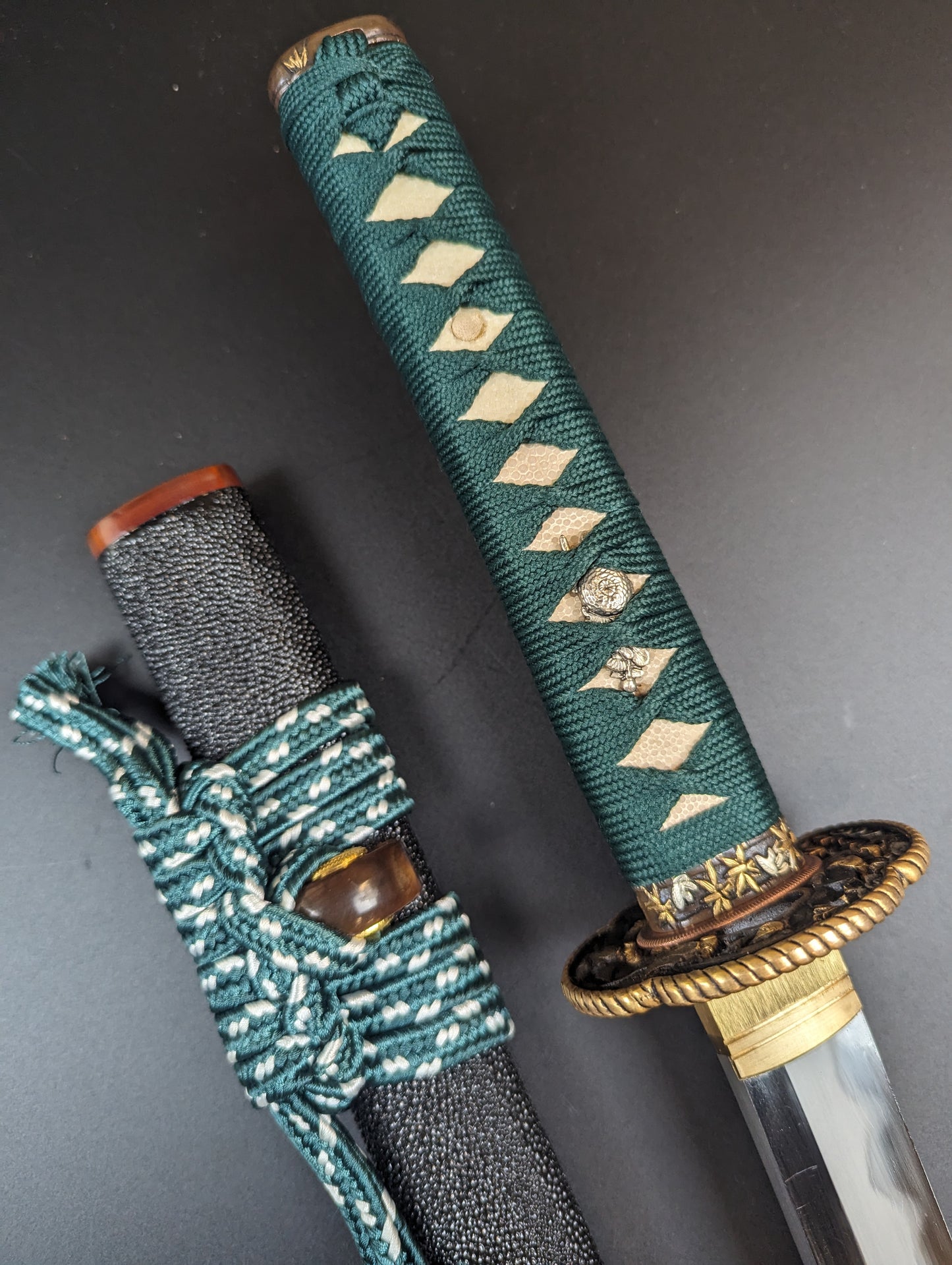 Phoenix Arms Wakizashi - Spring Bamboo - Laminated Sanmai Clay Tempered