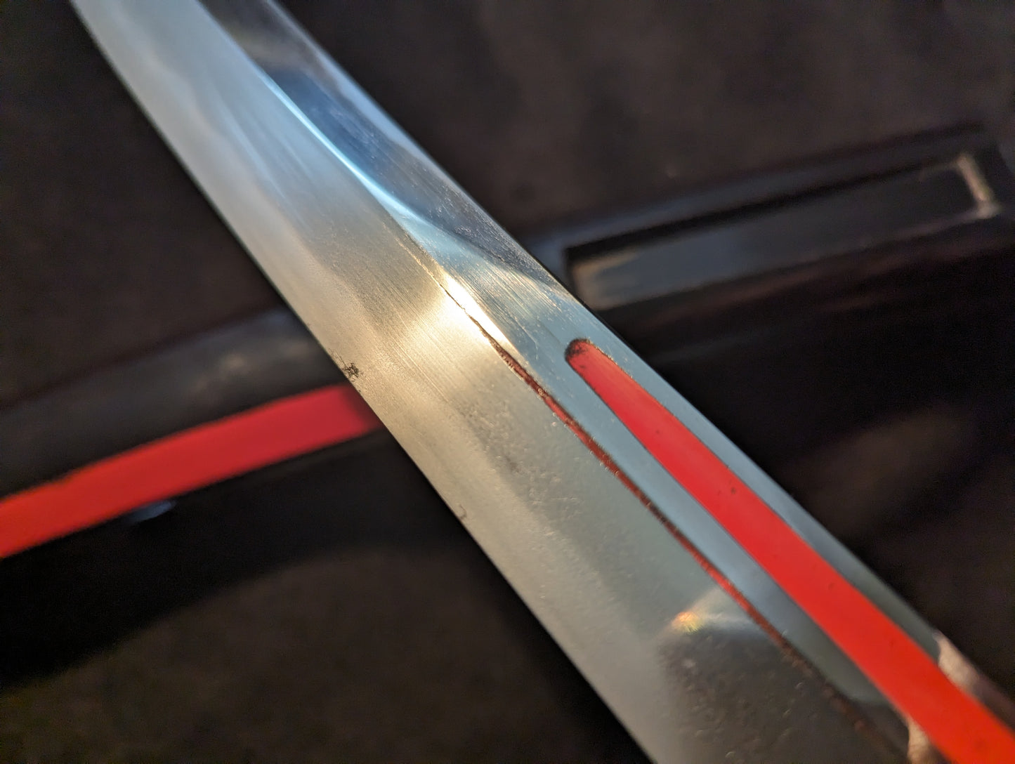 Antique Nihonto -  Naginata Naoshi Wakizashi - Fujiwara Takada, Late Edo, Unsigned