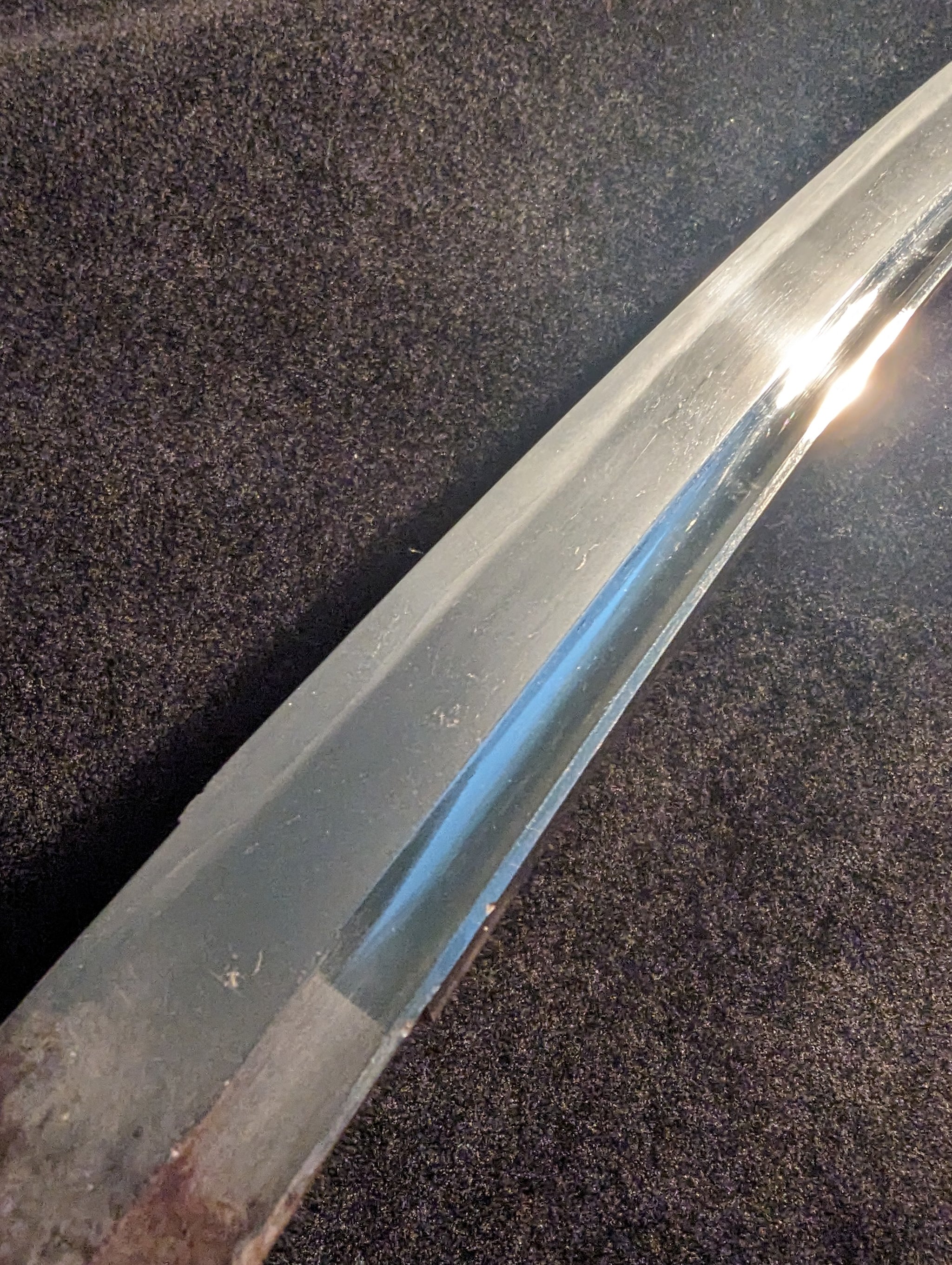 Antique Nihonto - Tachi in Shirasaya with Katana Koshirae, Nanbokucho Period to Oei (650+ years old) - Unsigned, NBTHK Tokubetsu Hozon Attributed to Mihara Masanobu