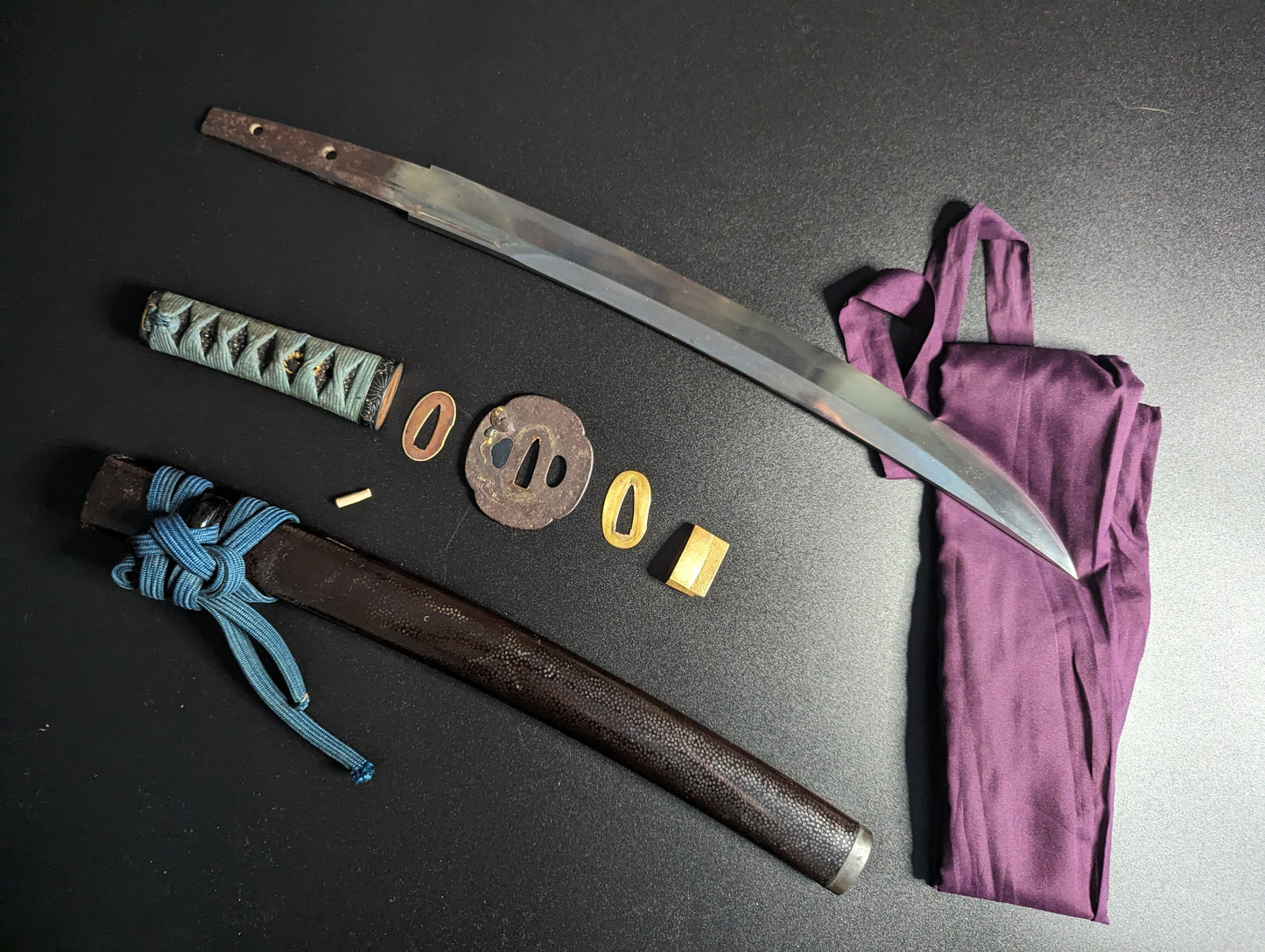 Antique Nihonto - Daishou Katana and Wakizashi, late Muromachi (425+ years old) - Unsigned, three NBTHK Certifications