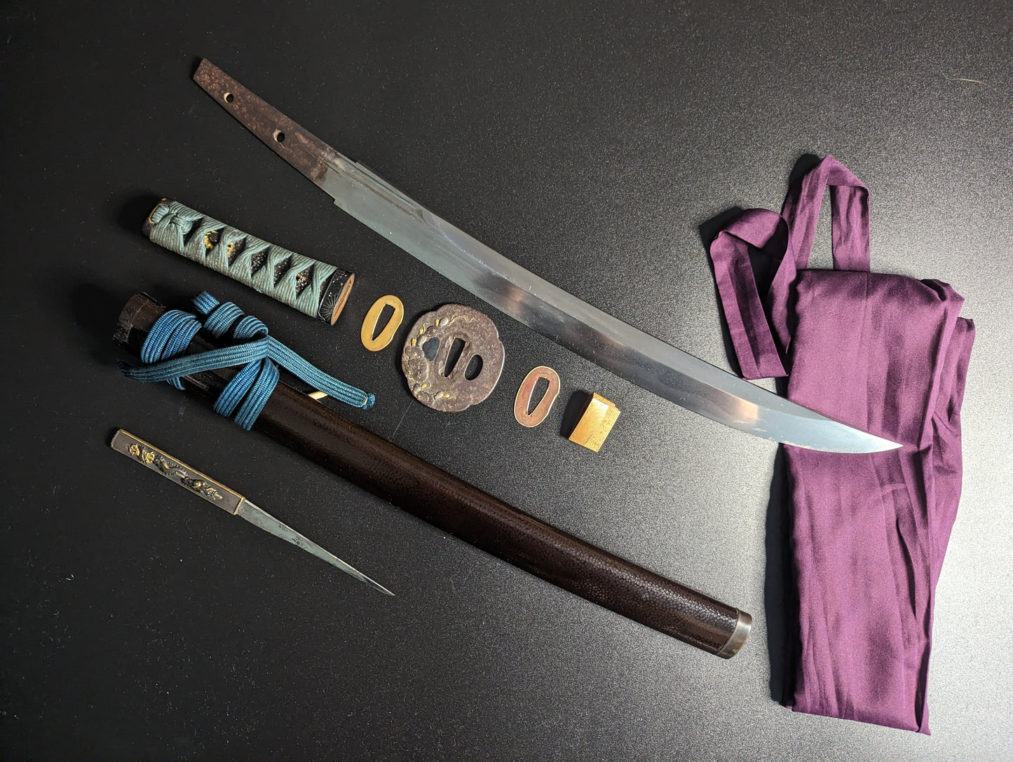 Antique Nihonto - Daishou Katana and Wakizashi, late Muromachi (425+ years old) - Unsigned, three NBTHK Certifications