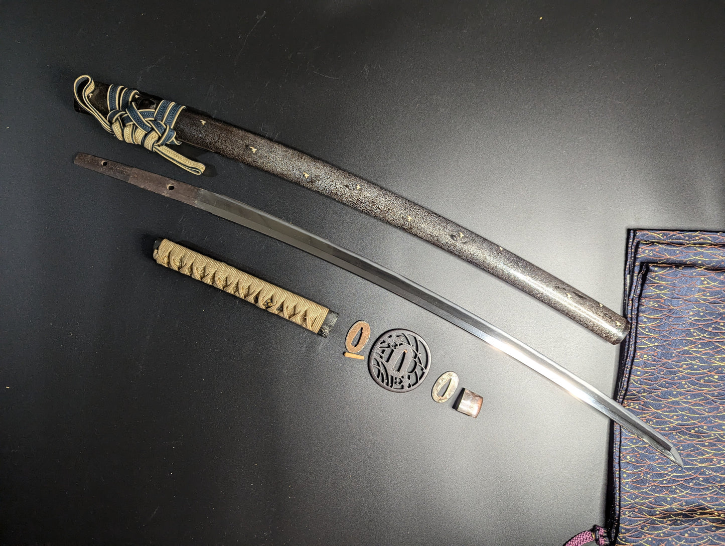 Antique Nihonto - Daishou Katana (Early Edo, unsigned) and Wakizashi (Late Muromachi, signed Bishu Osafune Sukesada, not verified)