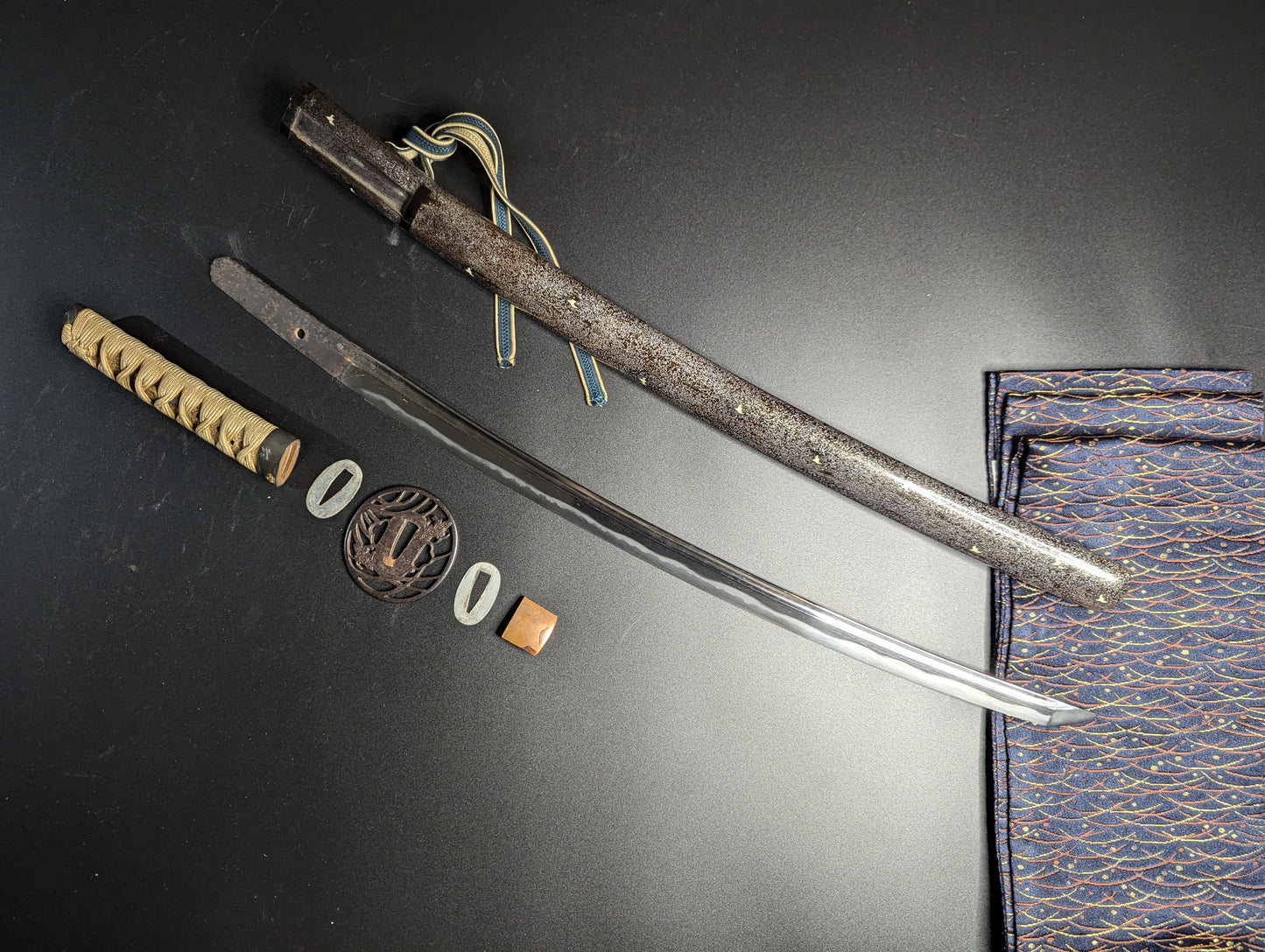 Antique Nihonto - Daishou Katana (Early Edo, unsigned) and Wakizashi (Late Muromachi, signed Bishu Osafune Sukesada, not verified)