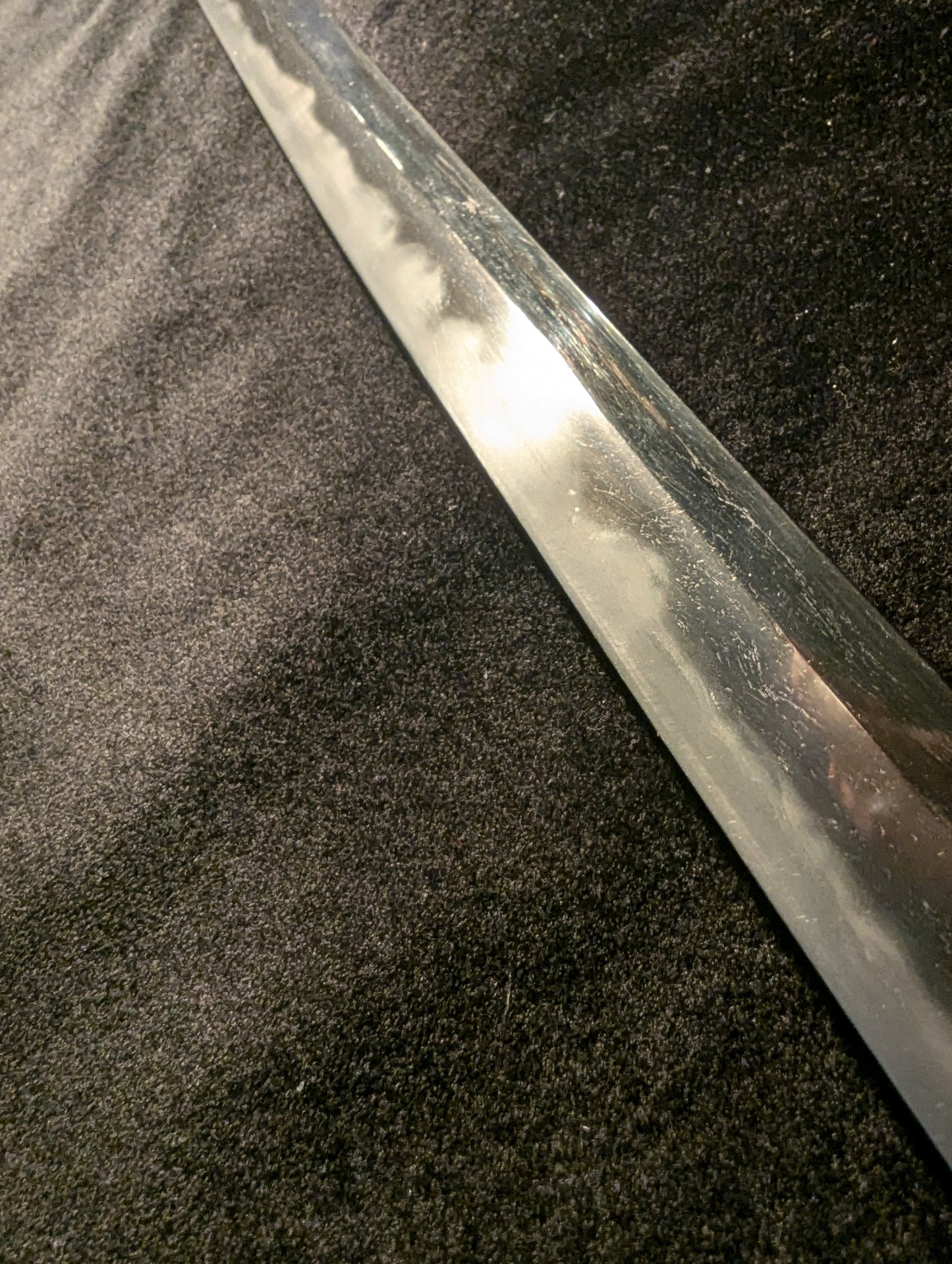 Antique Nihonto -  Long Katana with horimono in  Koshirae, late Muromachi (450+ years old) - NBTHK Hozon Attributed to Sue Seki