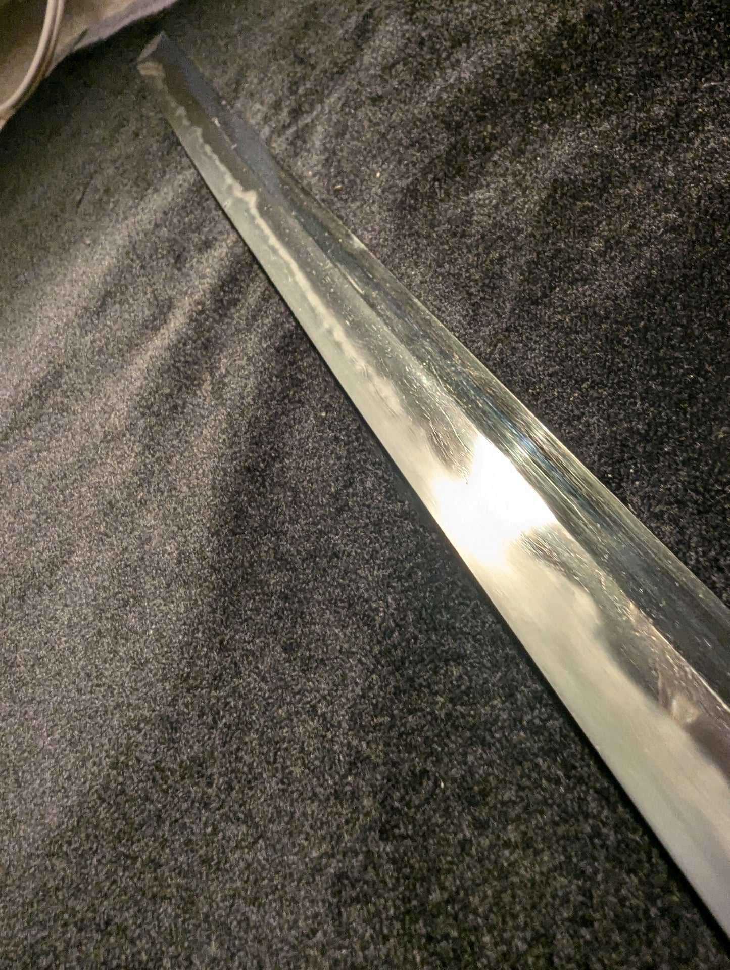 Antique Nihonto -  Long Katana with horimono in  Koshirae, late Muromachi (450+ years old) - NBTHK Hozon Attributed to Sue Seki