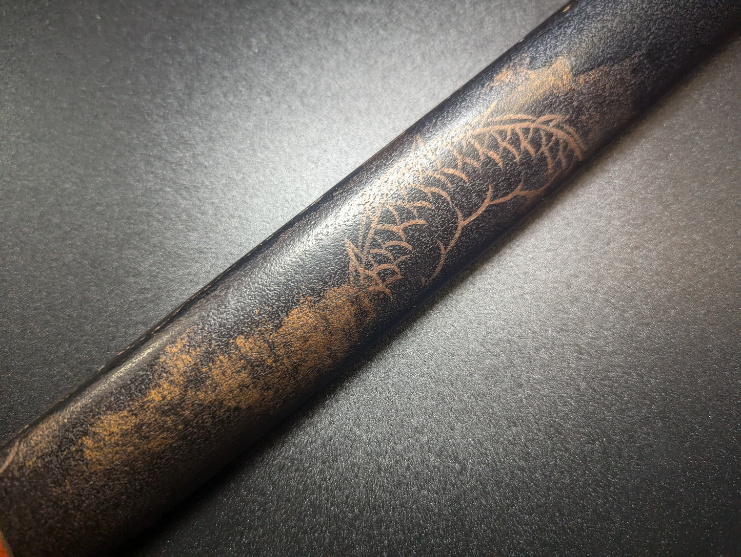 Antique Nihonto -  Battle Damaged Katana with Dragon Koshirae - Bizen Osafune Kiyomitsu signature, Tenbun 3 Eighth Month (1535) date certified by NTHK