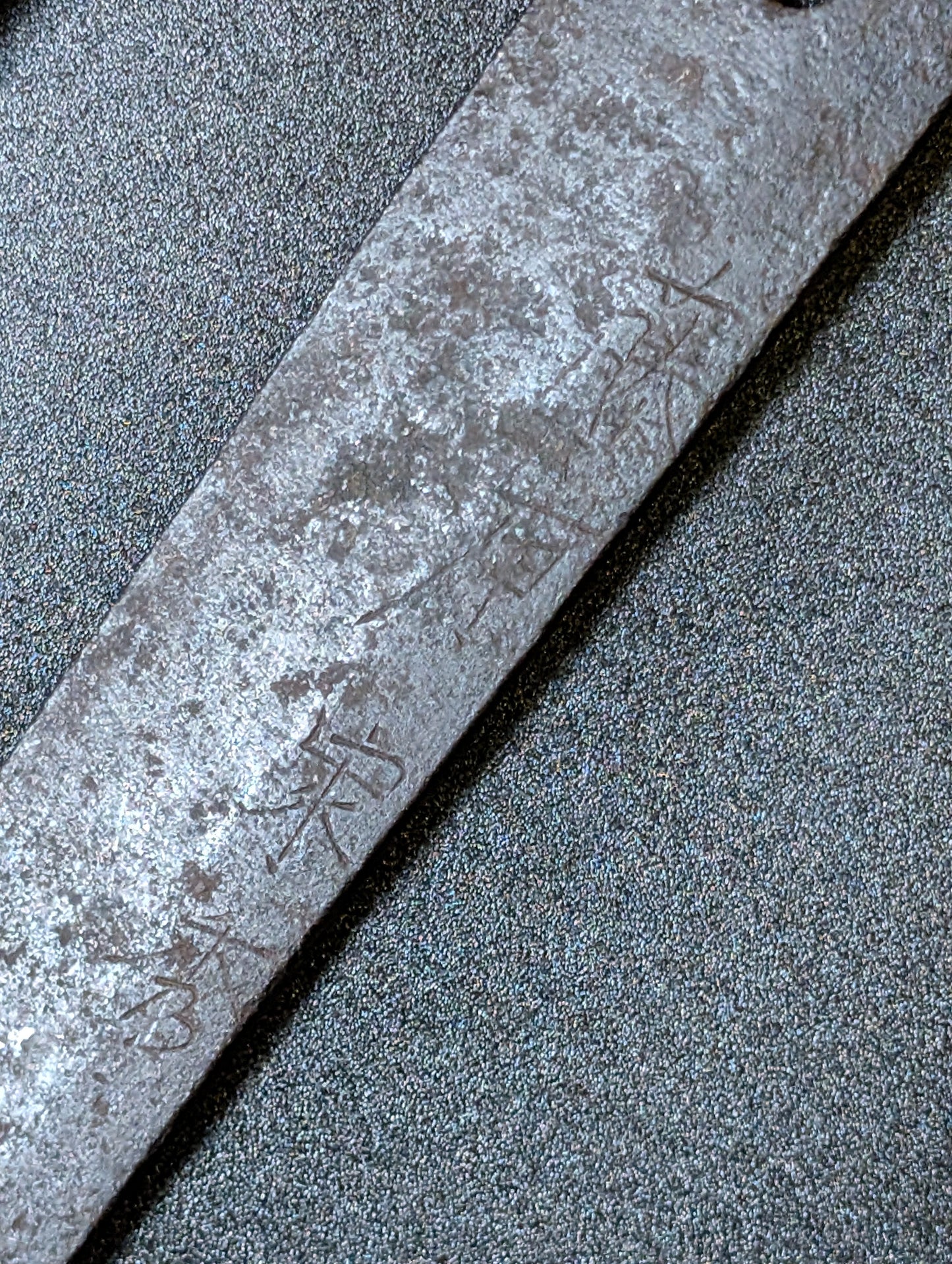 Antique Nihonto - Very Long Katana in Shirasaya - Late Muromachi (500+ years old) Fujiwara Iehide signature certified by NBTHK