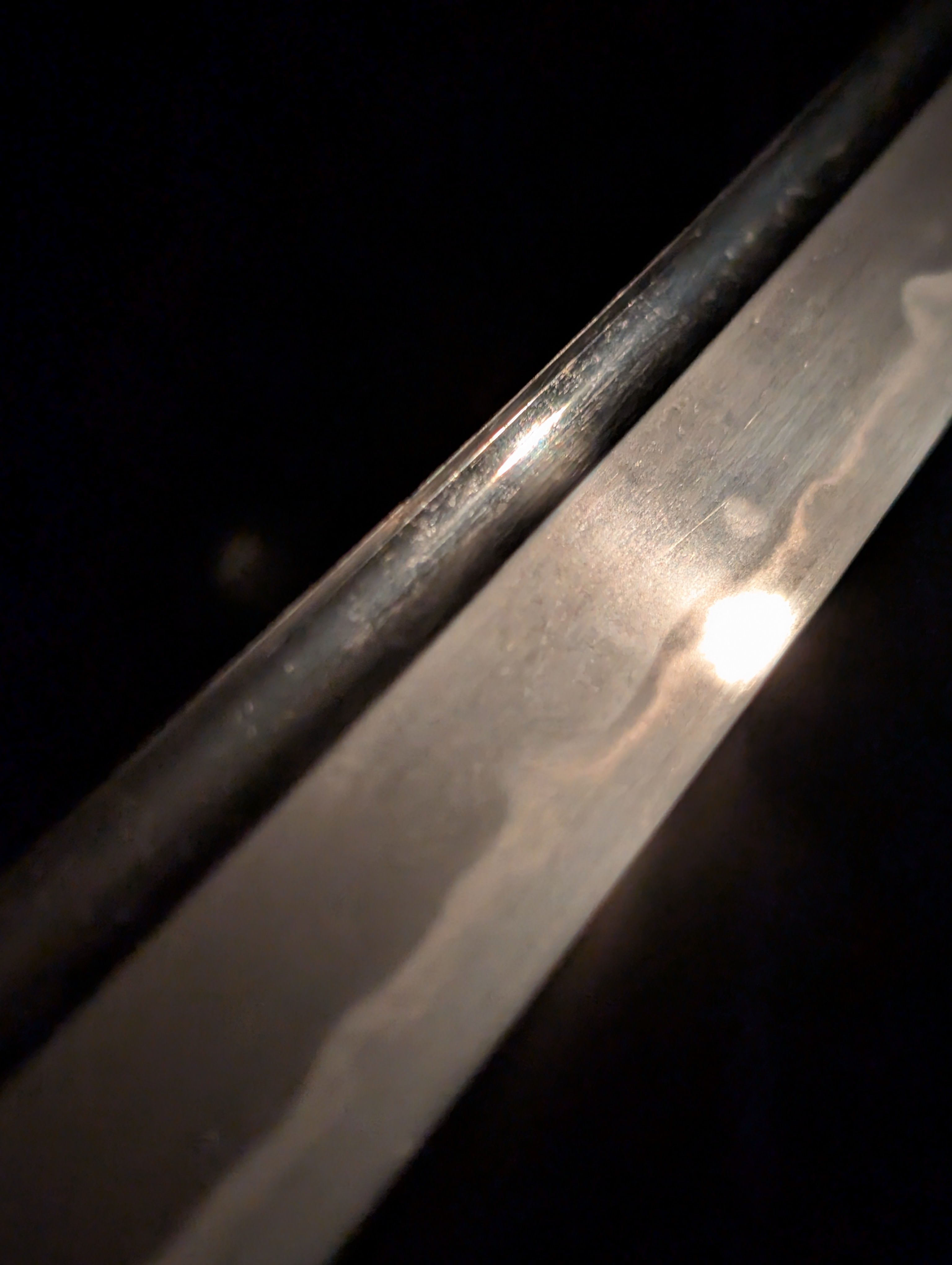 Antique Nihonto - Wakizashi in Shirasaya, Mumei - Late Muromachi (4-500 years old), NBTHK attributed to Kaneharu