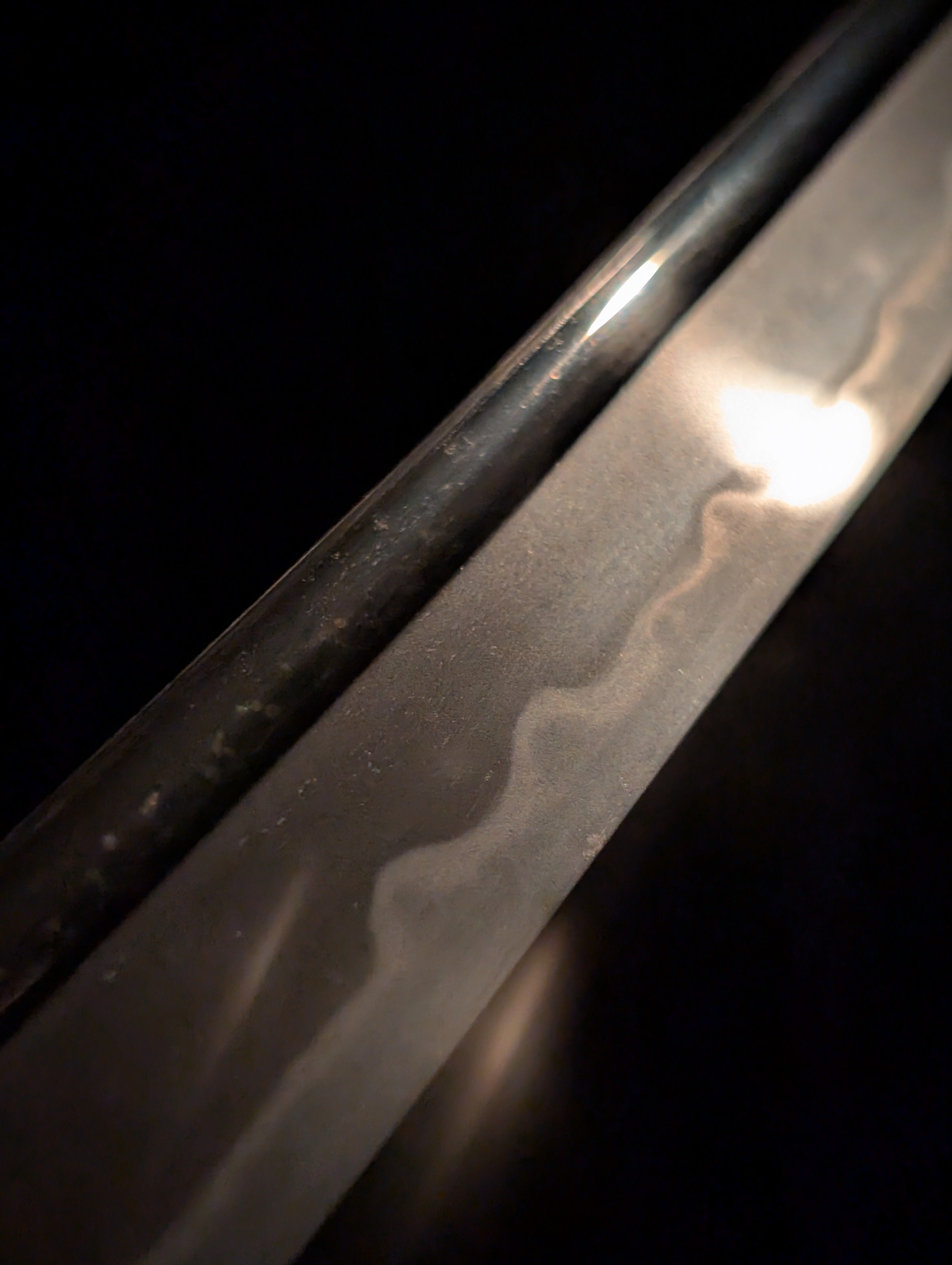 Antique Nihonto - Wakizashi in Shirasaya, Mumei - Late Muromachi (4-500 years old), NBTHK attributed to Kaneharu