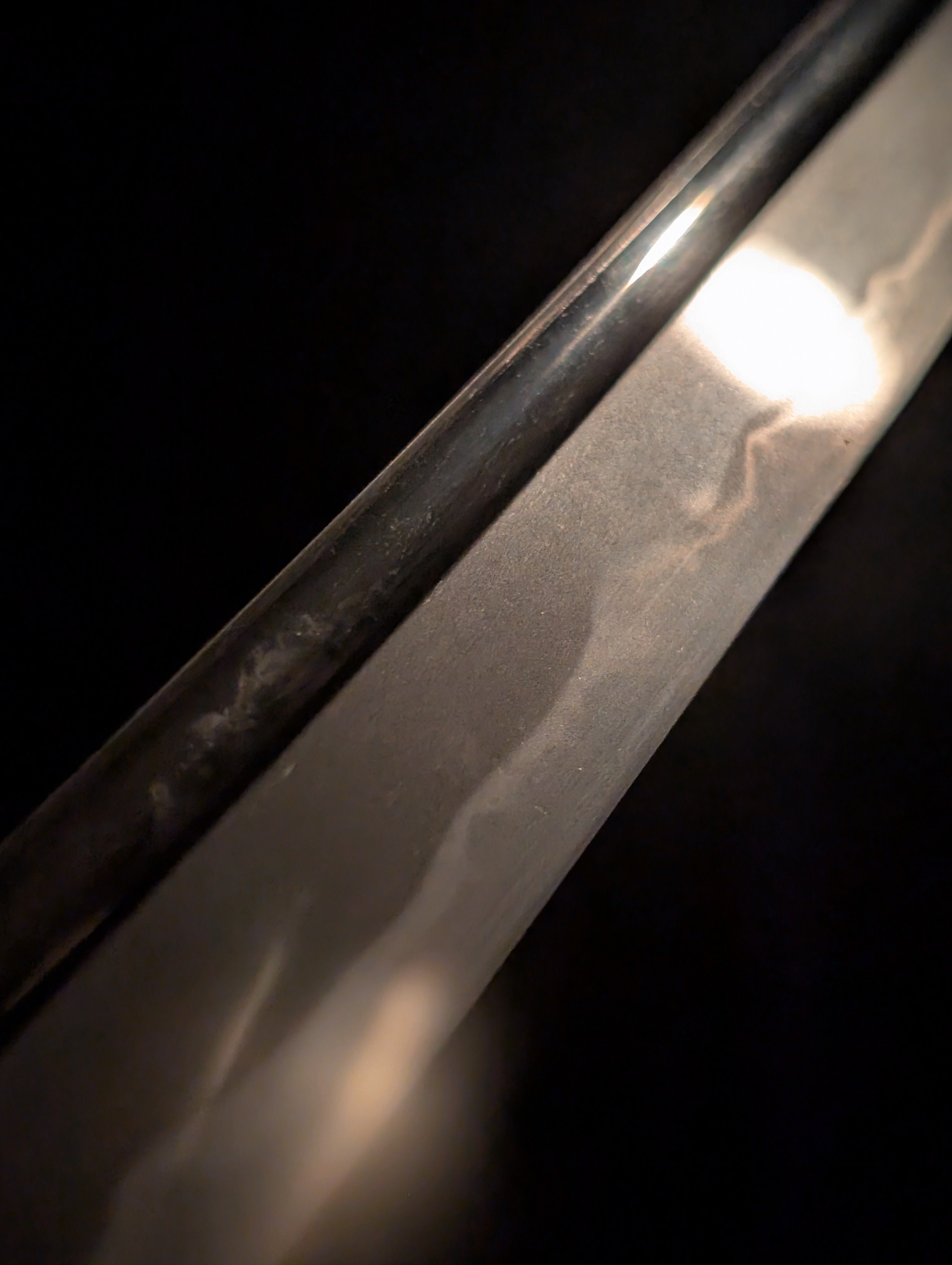Antique Nihonto - Wakizashi in Shirasaya, Mumei - Late Muromachi (4-500 years old), NBTHK attributed to Kaneharu