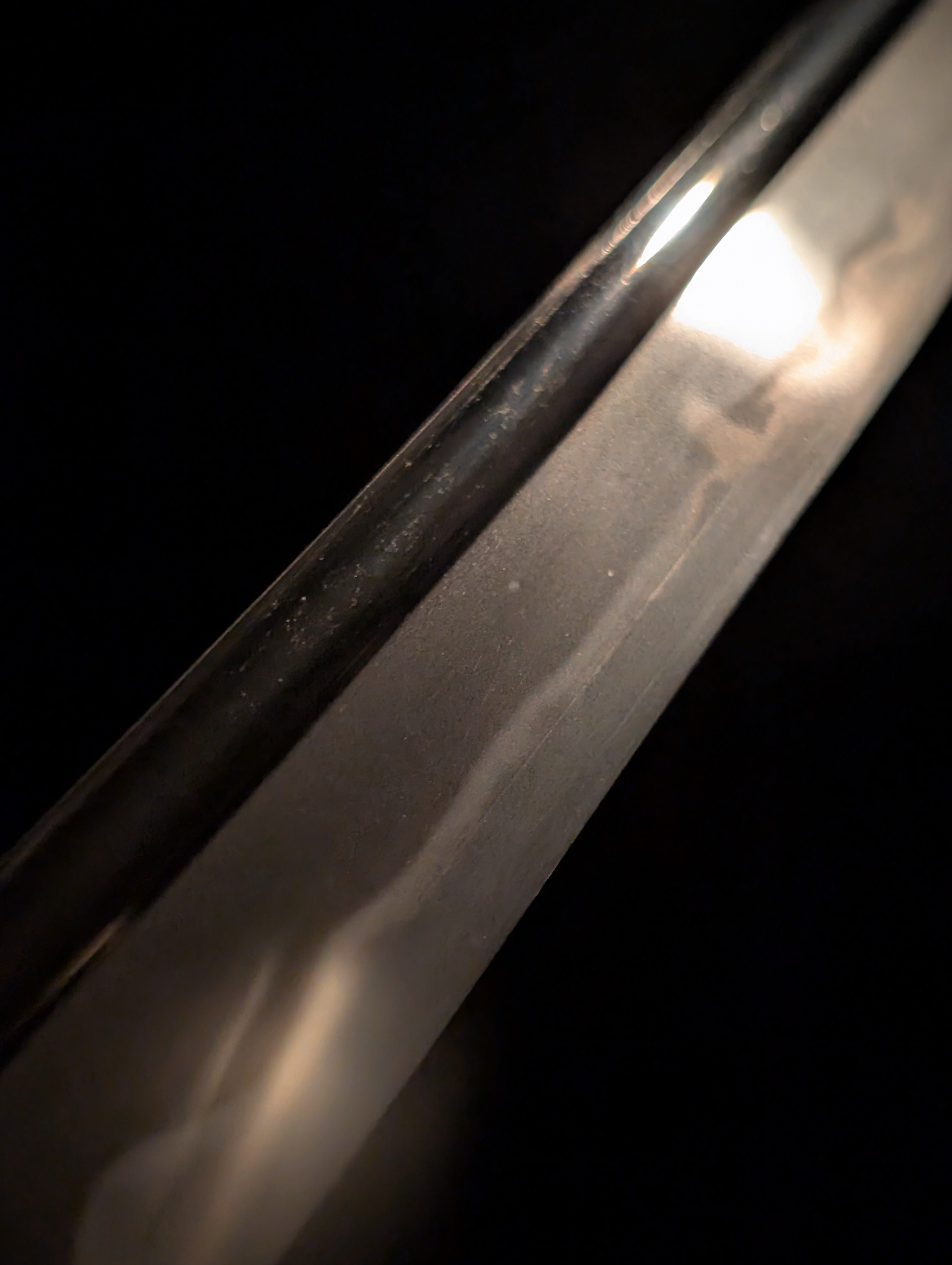 Antique Nihonto - Wakizashi in Shirasaya, Mumei - Late Muromachi (4-500 years old), NBTHK attributed to Kaneharu