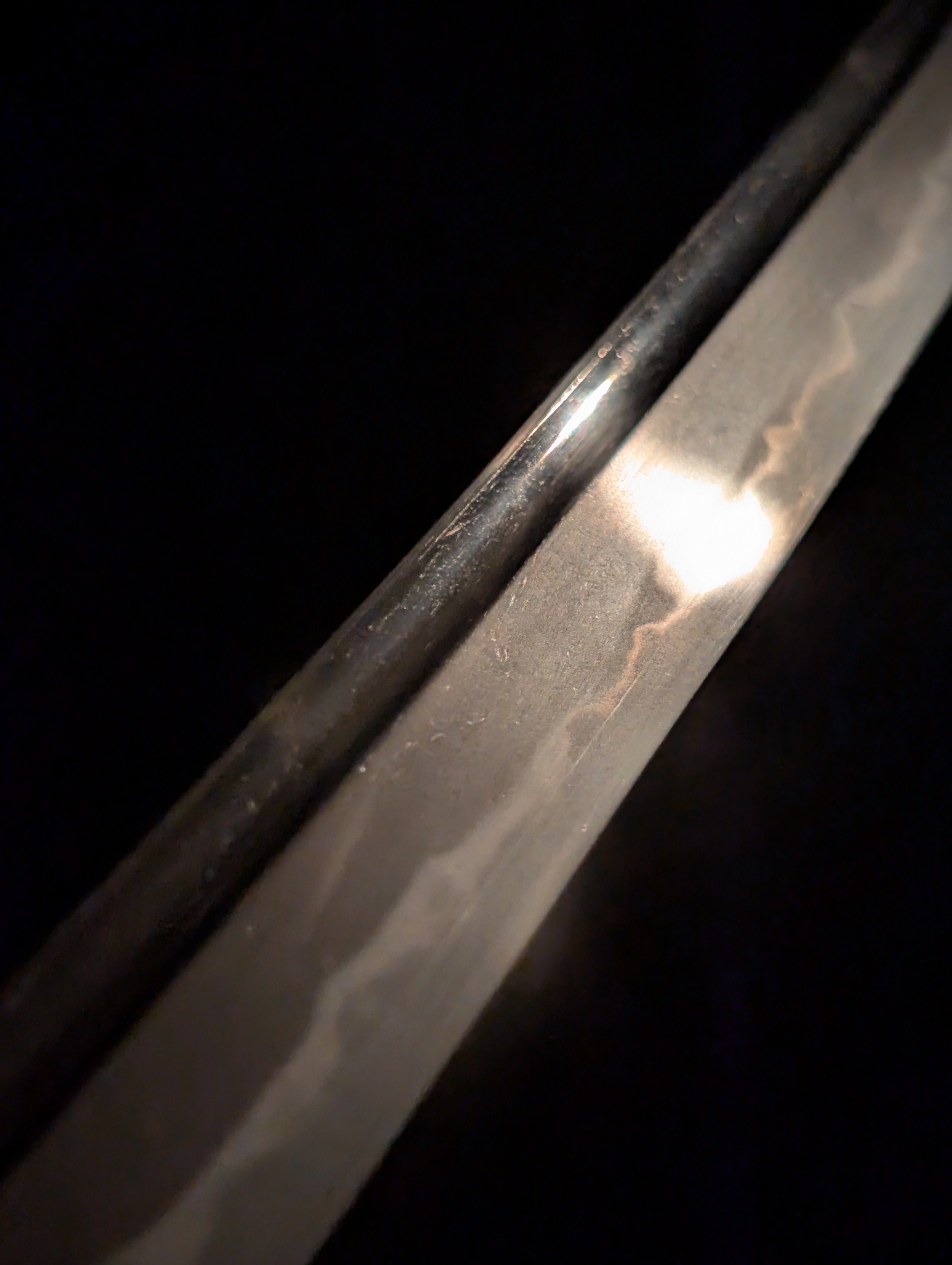 Antique Nihonto - Wakizashi in Shirasaya, Mumei - Late Muromachi (4-500 years old), NBTHK attributed to Kaneharu