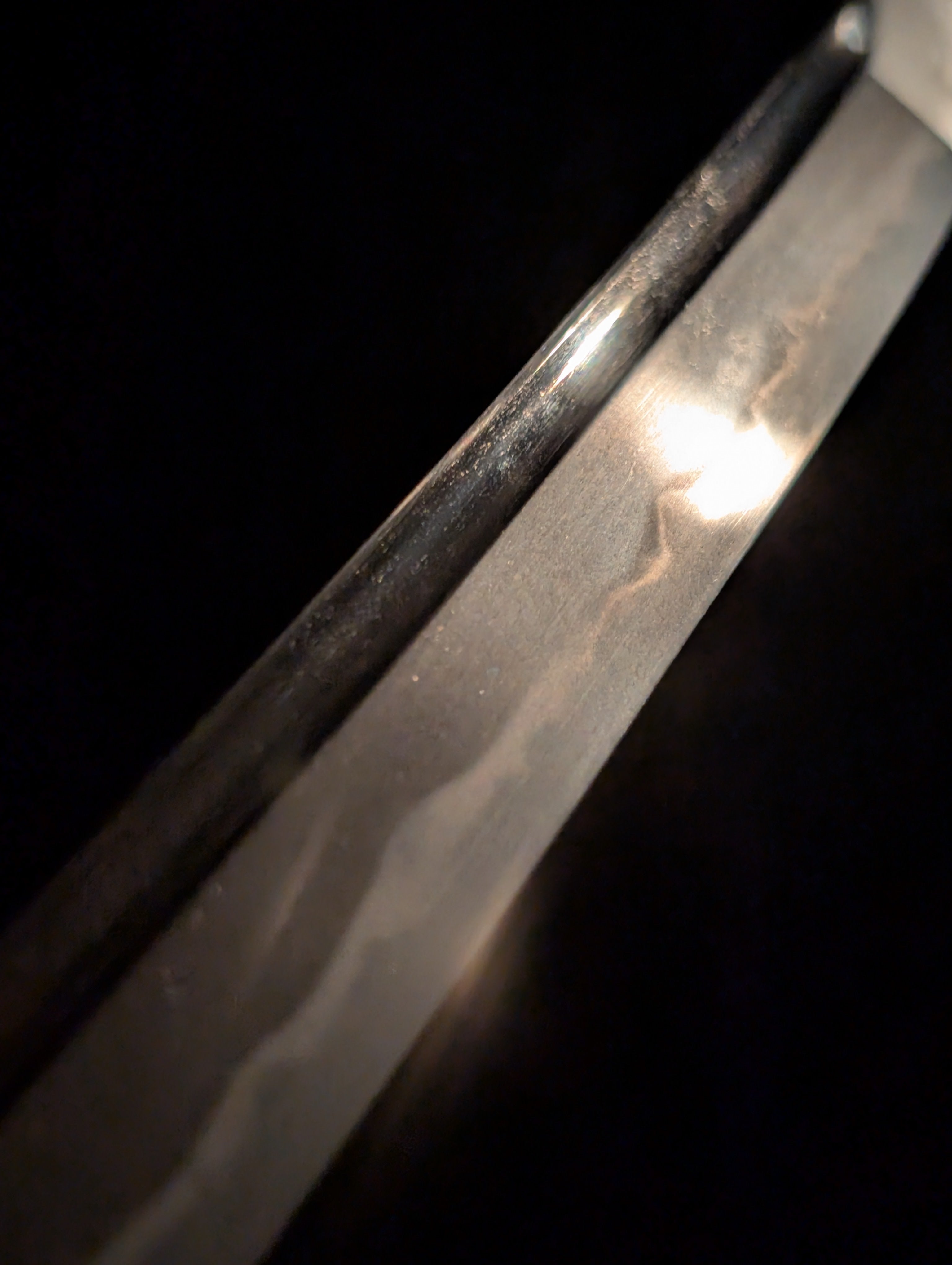 Antique Nihonto - Wakizashi in Shirasaya, Mumei - Late Muromachi (4-500 years old), NBTHK attributed to Kaneharu
