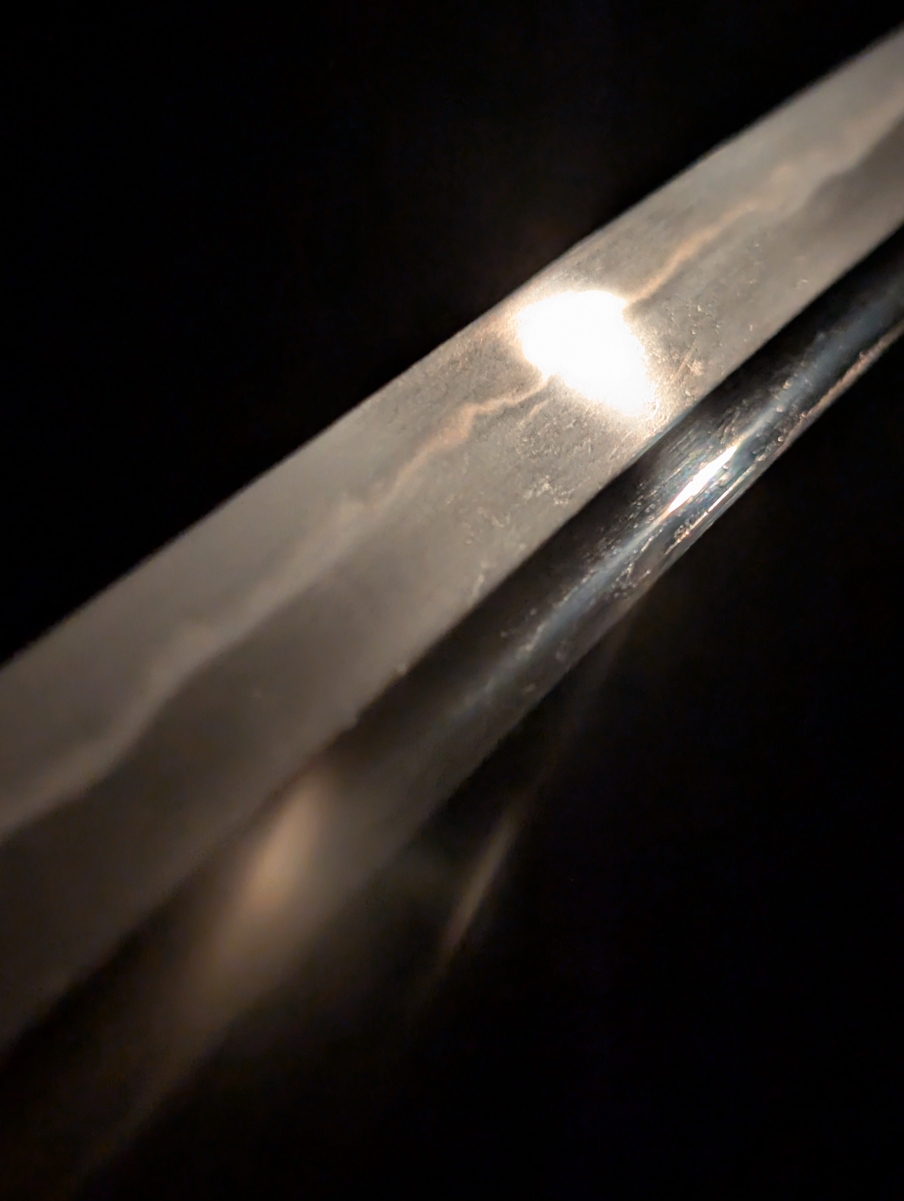 Antique Nihonto - Wakizashi in Shirasaya, Mumei - Late Muromachi (4-500 years old), NBTHK attributed to Kaneharu