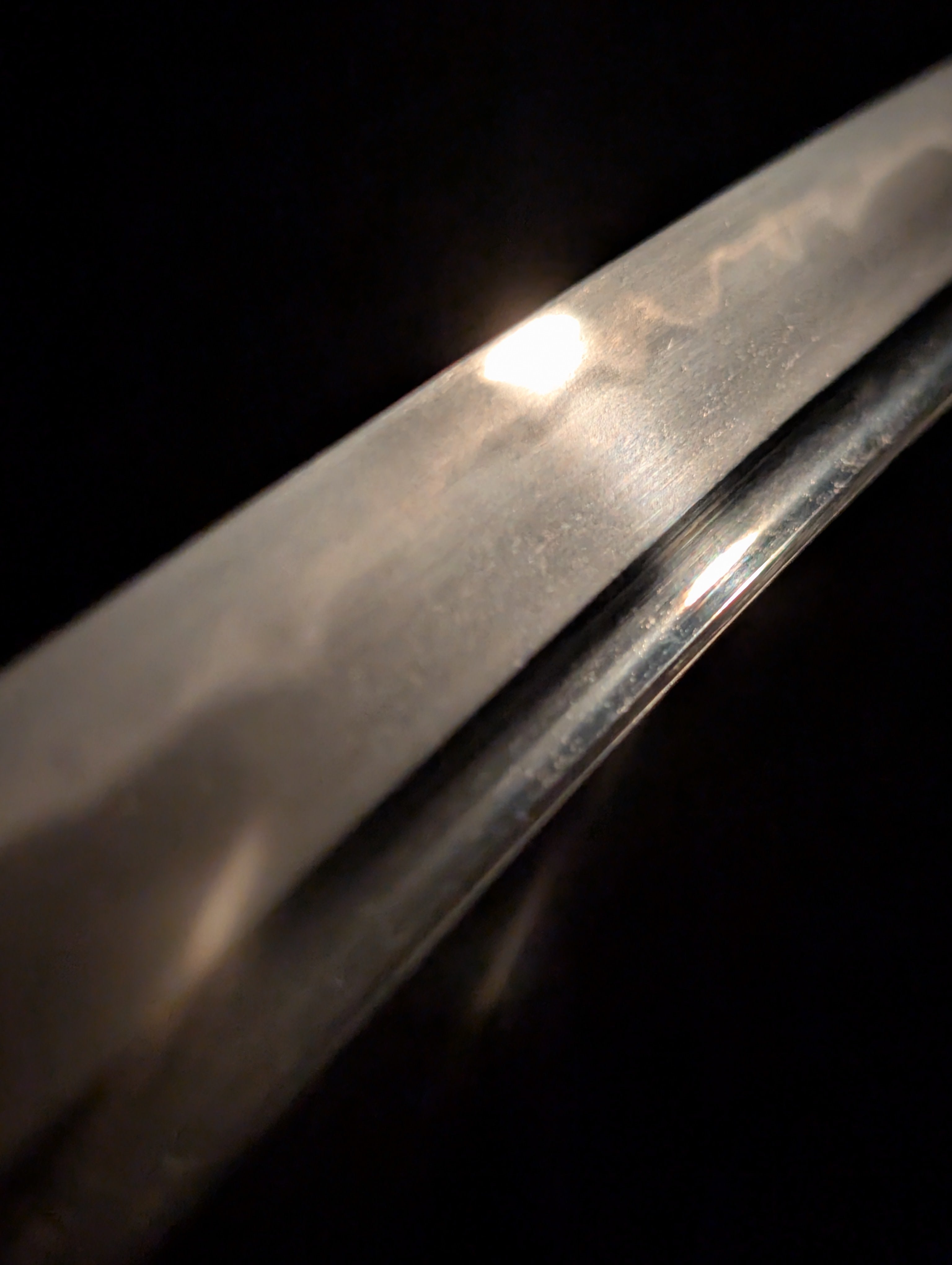 Antique Nihonto - Wakizashi in Shirasaya, Mumei - Late Muromachi (4-500 years old), NBTHK attributed to Kaneharu