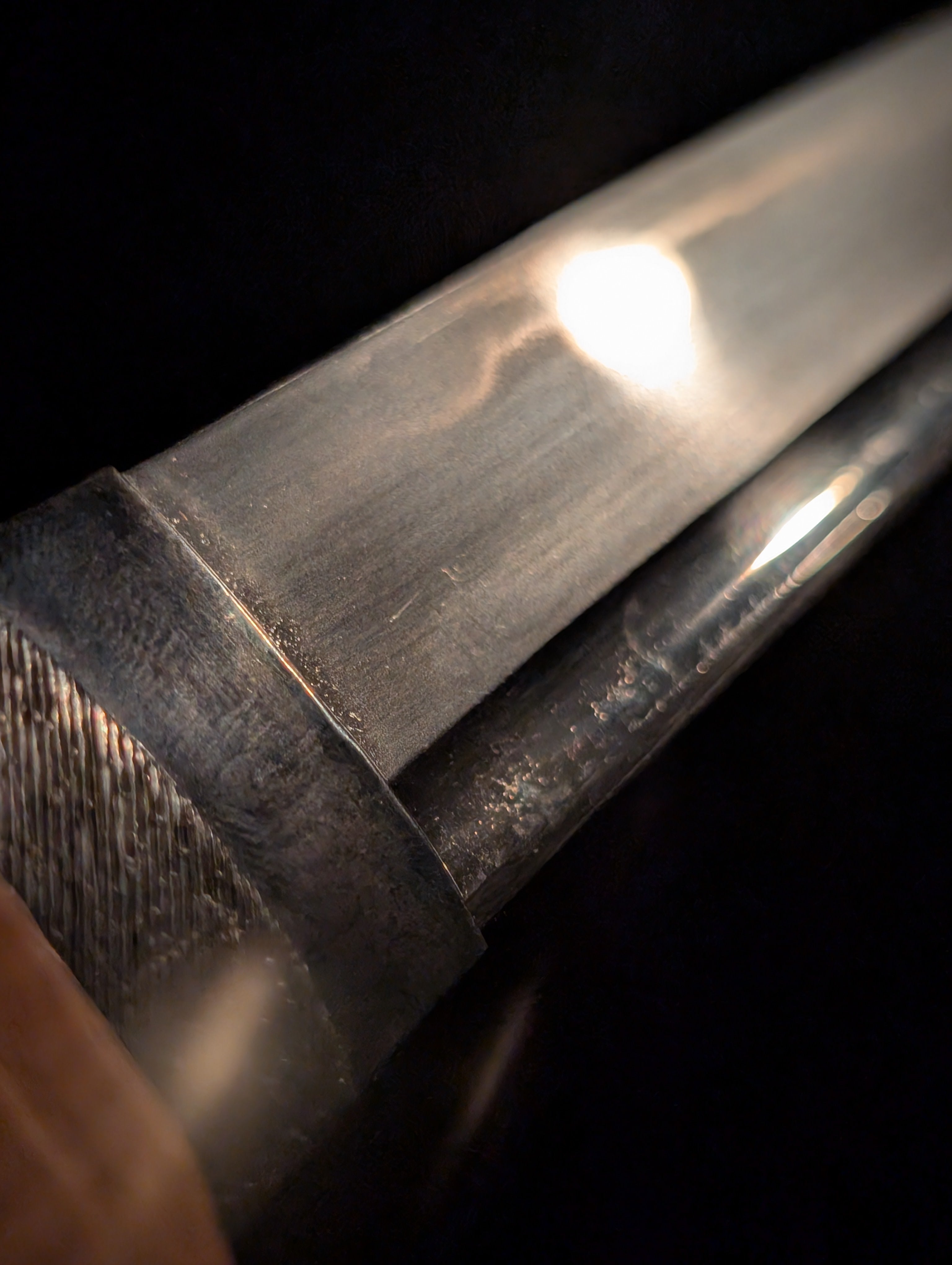 Antique Nihonto - Wakizashi in Shirasaya, Mumei - Late Muromachi (4-500 years old), NBTHK attributed to Kaneharu