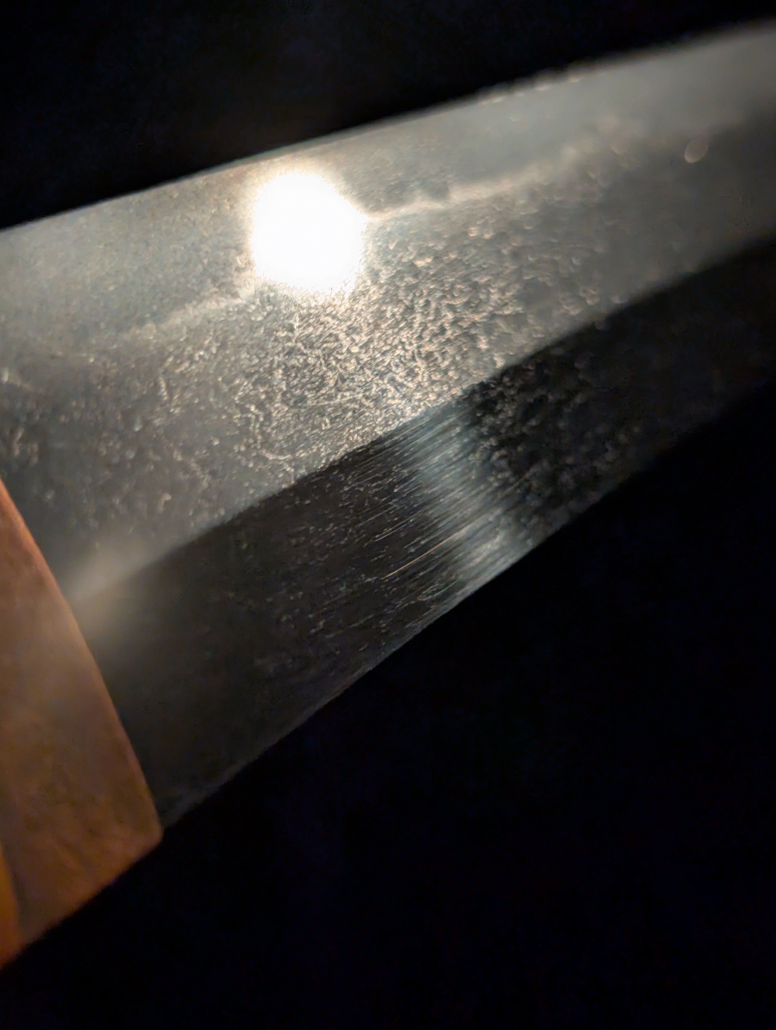 Antique Nihonto - Wakizashi in Shirasaya, Mumei - Late Muromachi (4-500 years old), NBTHK attributed to Sukesada