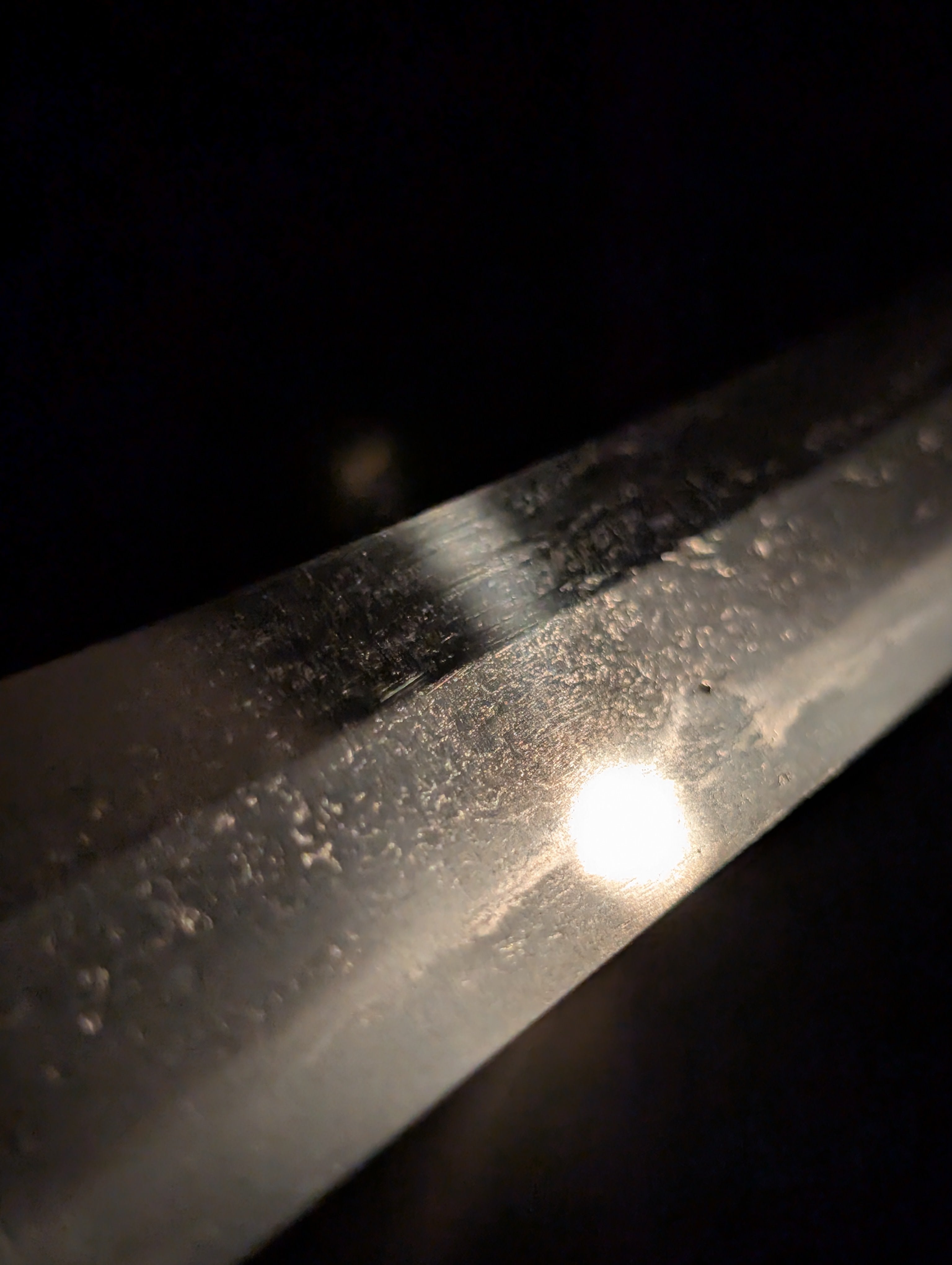 Antique Nihonto - Wakizashi in Shirasaya, Mumei - Late Muromachi (4-500 years old), NBTHK attributed to Sukesada