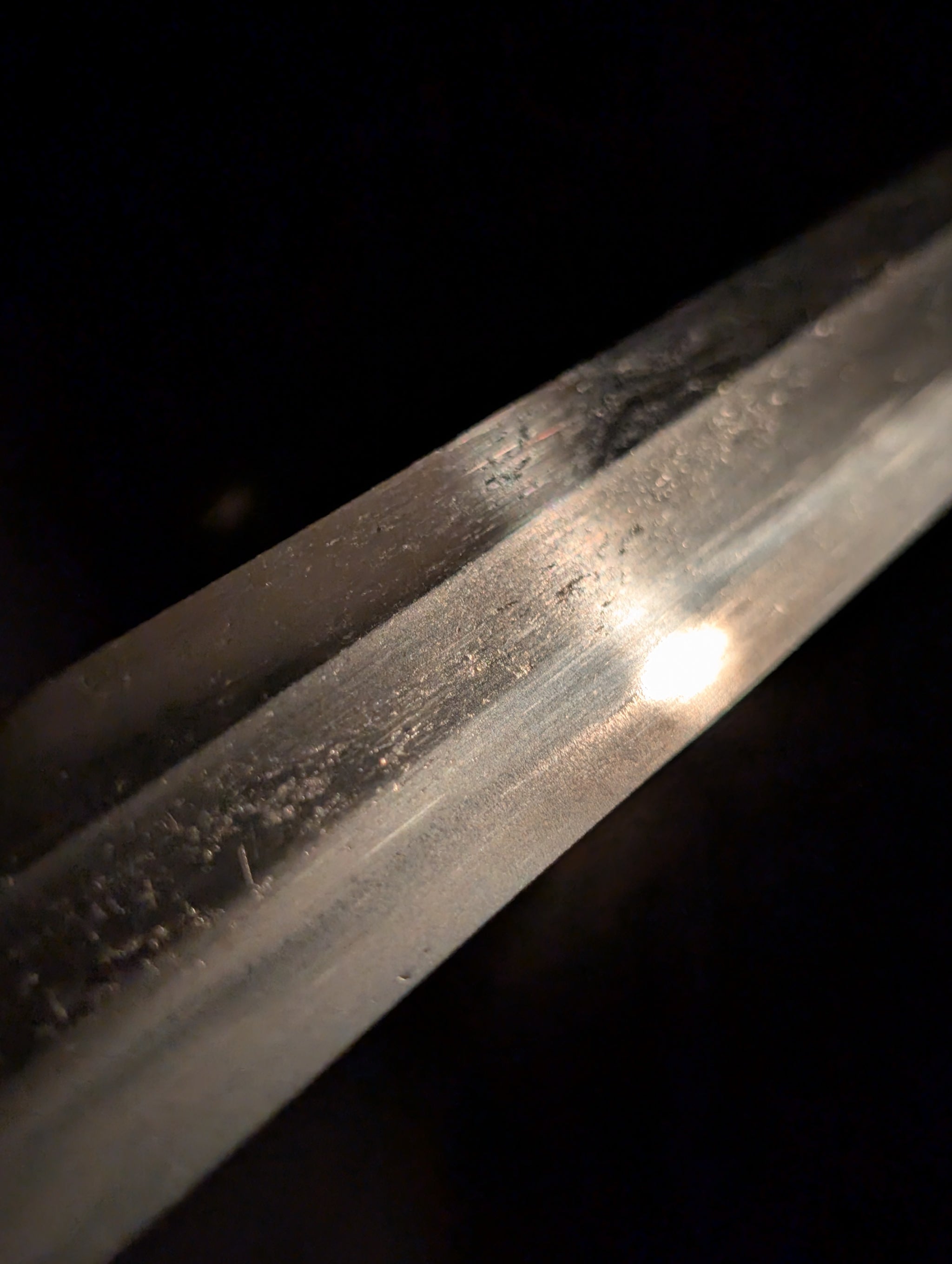 Antique Nihonto - Katana in Shirasaya, Mumei - Early Edo(350-400 years old), NBTHK attributed to Monju Shigekuni